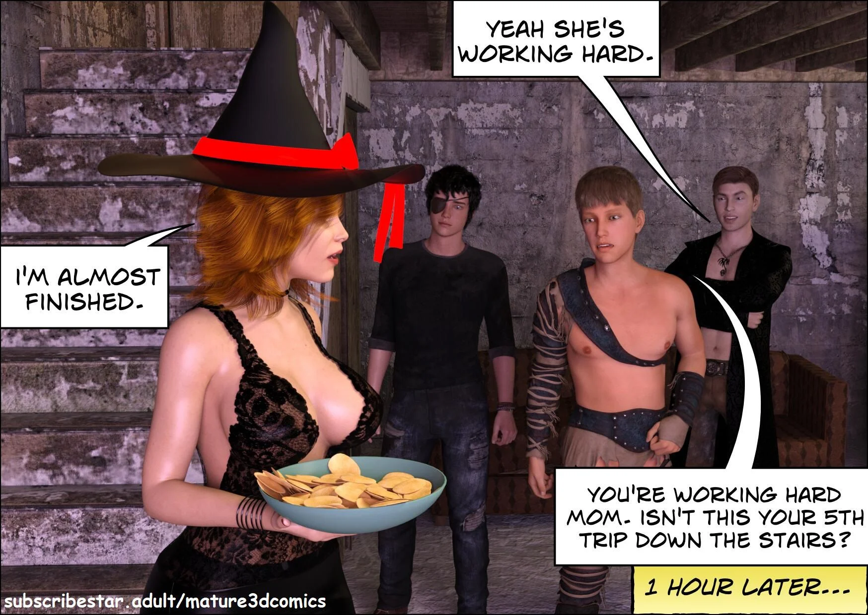 Aunt Elise [Mature3DComics] - Chapter 3 — Page 8
