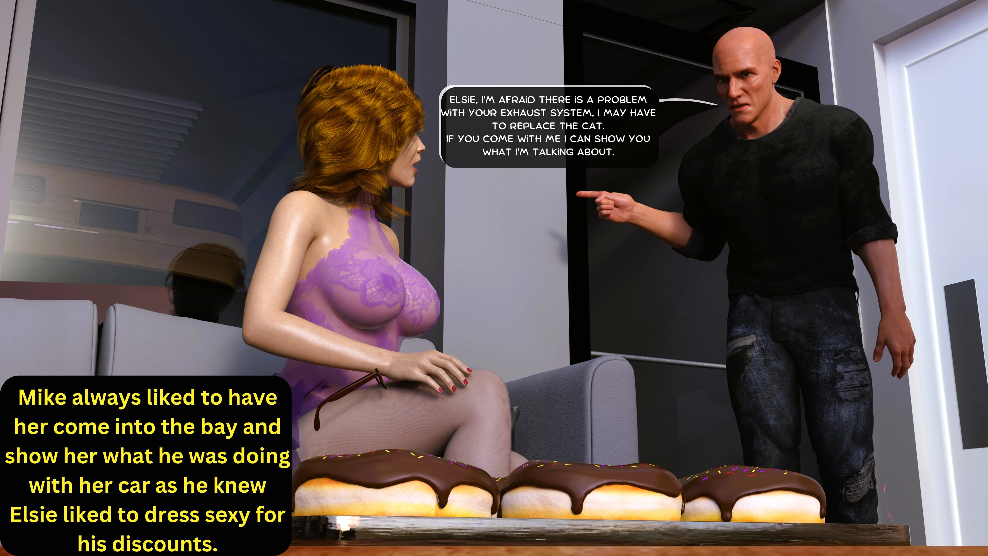 Aunt Elise [Mature3DComics] - Chapter 7 — Page 23