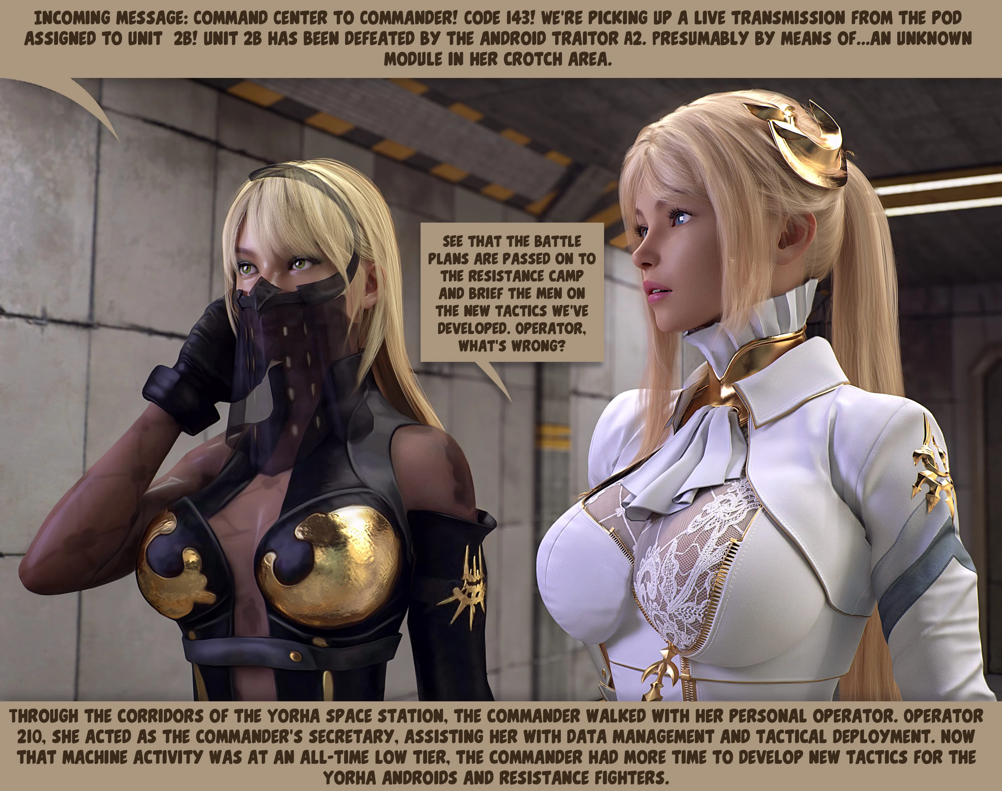 Yorha’s Secret Module (Nier: Automata) [Shockabuki] - Chapter 1 — Page 37