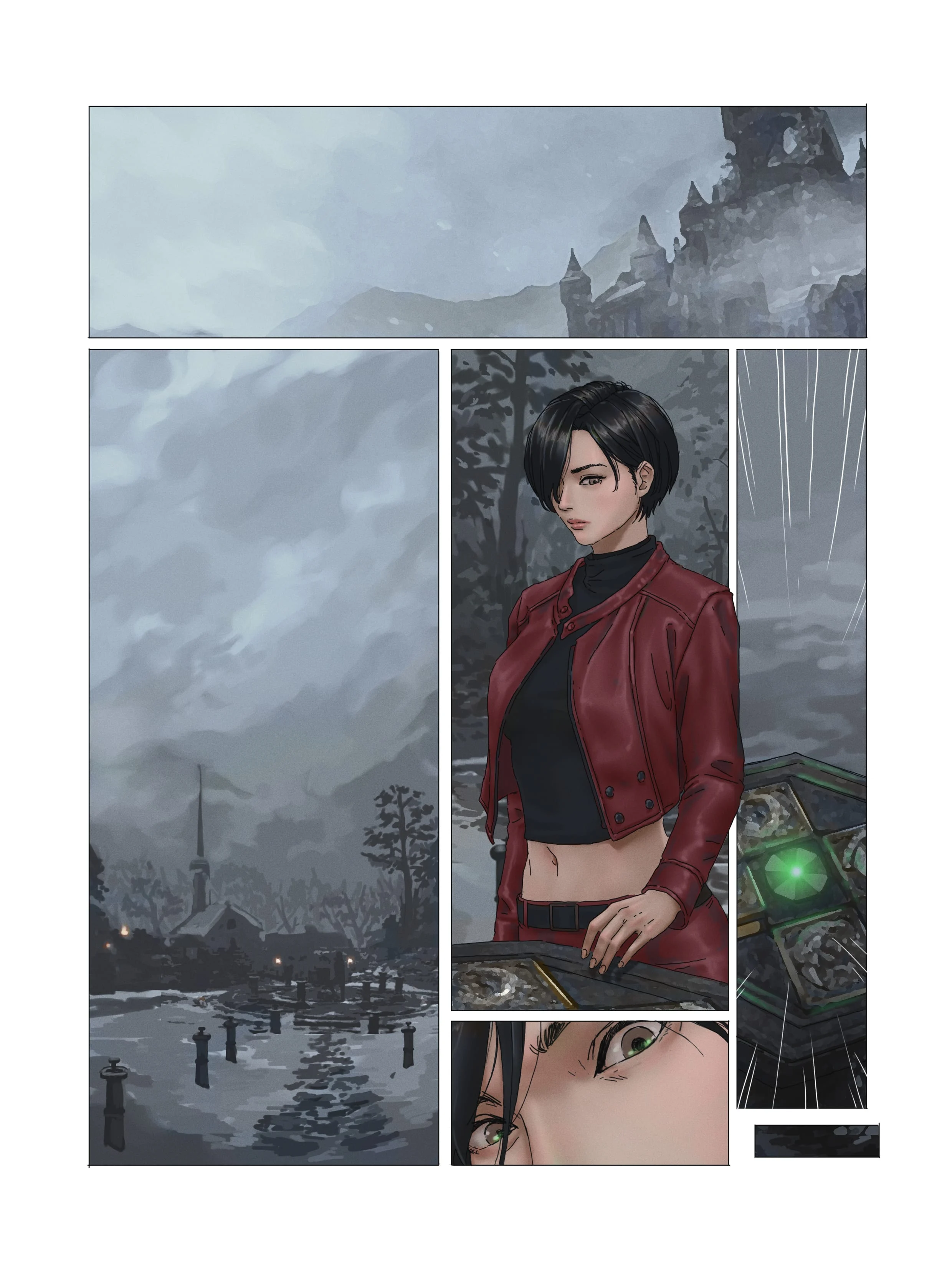 A-da Girl! (Resident Evil) [TSFSingularity , CunCyun] - Chapter 1 — Page 7