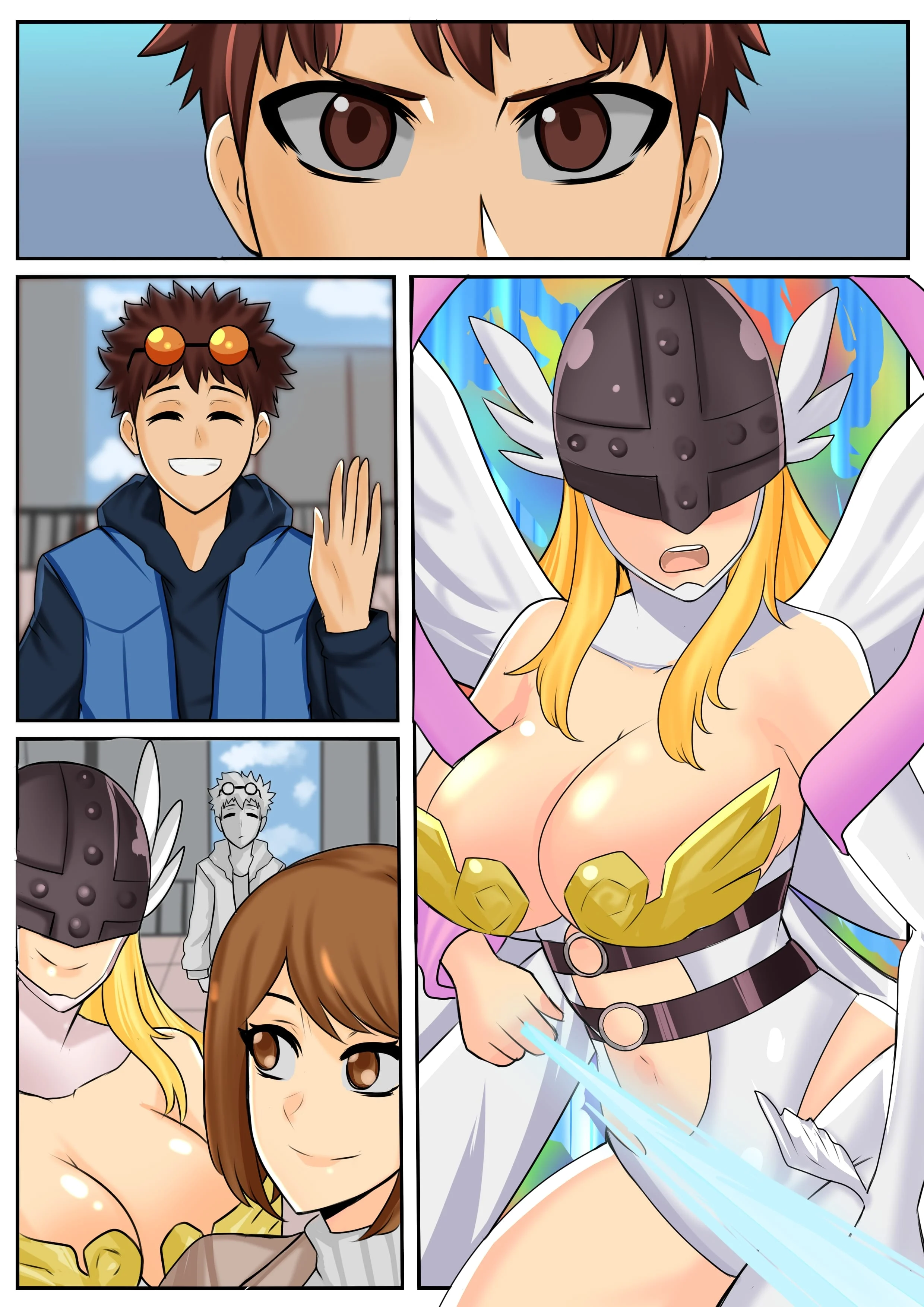 Angewom-on-line! (Digimon Adventure) [TSFSingularity , BurningMoonWorks] - Chapter 1 — Page 21