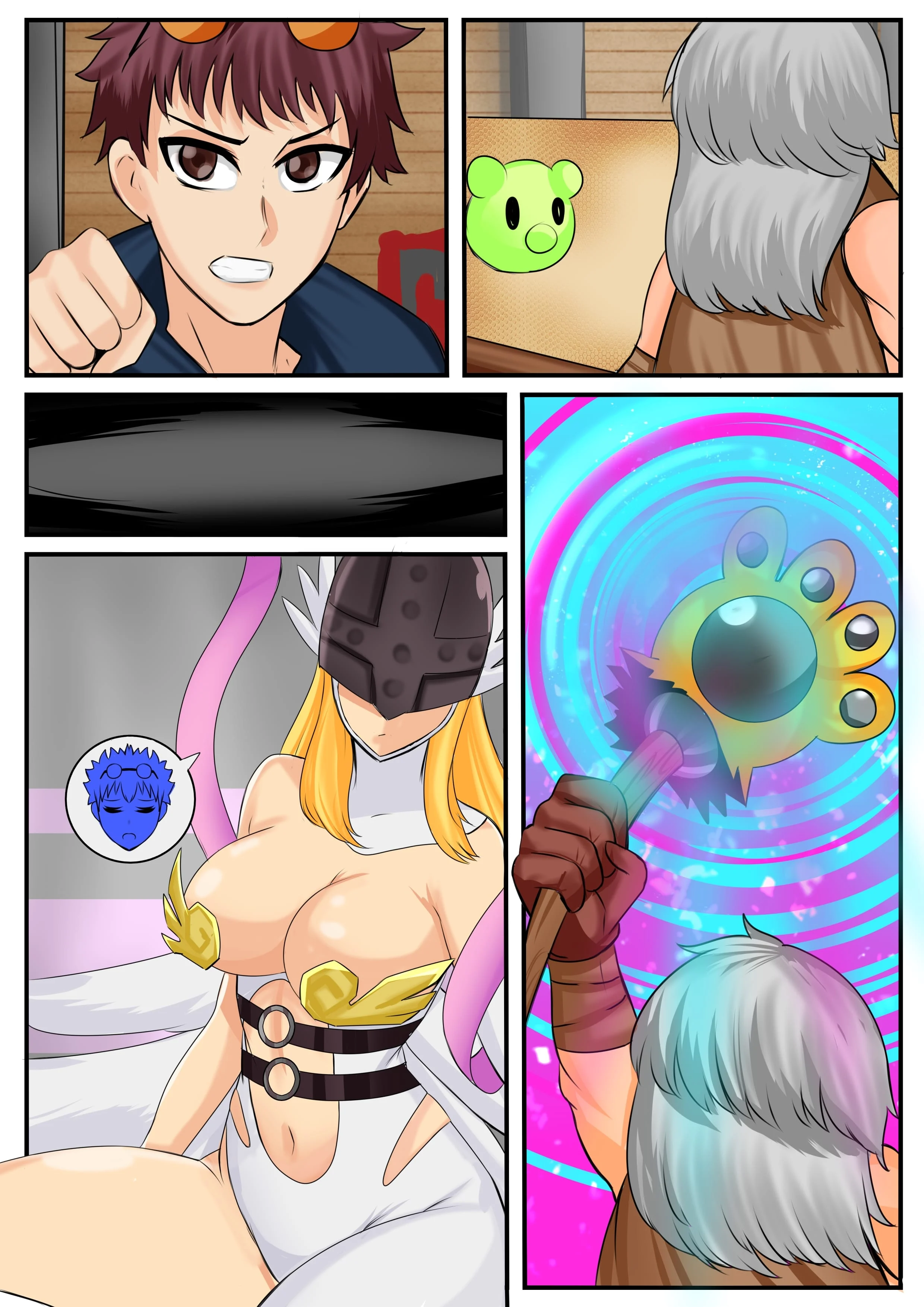 Angewom-on-line! (Digimon Adventure) [TSFSingularity , BurningMoonWorks] - Chapter 1 — Page 23