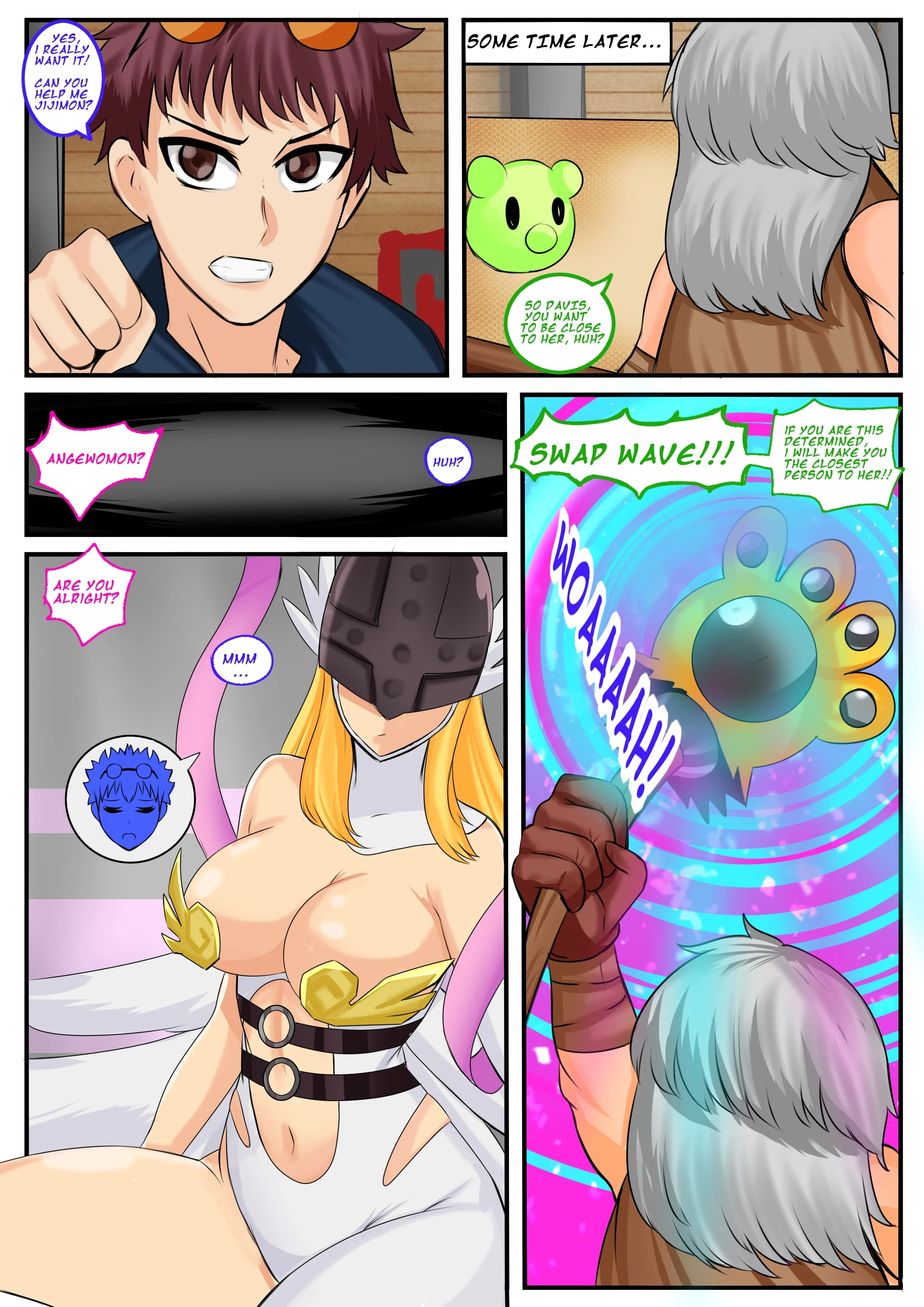 Angewom-on-line! (Digimon Adventure) [TSFSingularity , BurningMoonWorks] - Chapter 1 — Page 4