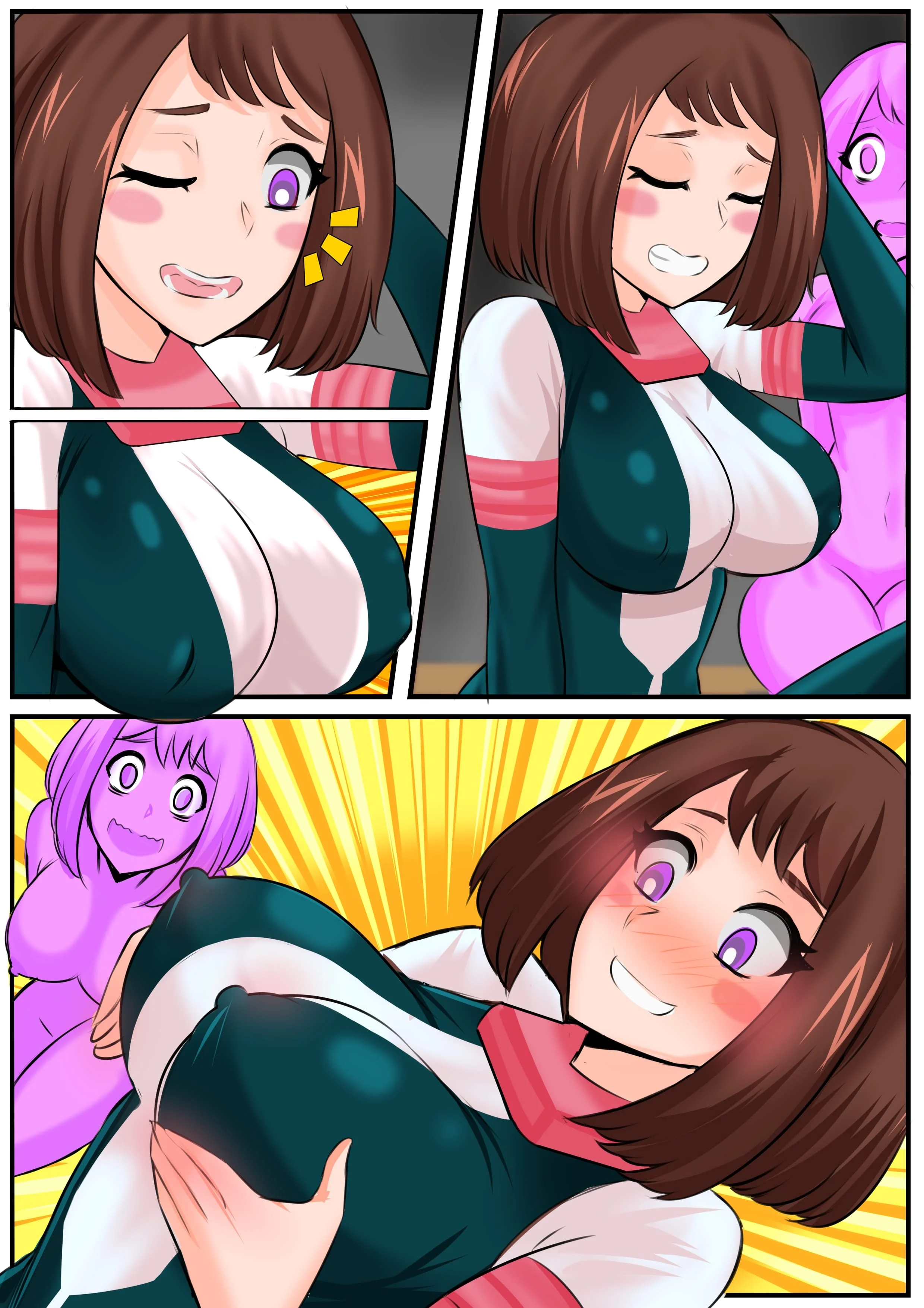 Grapes In The Brain!! (My Hero Academia) [TSFSingularity , BurningMoonWorks] - Chapter 1 — Page 33