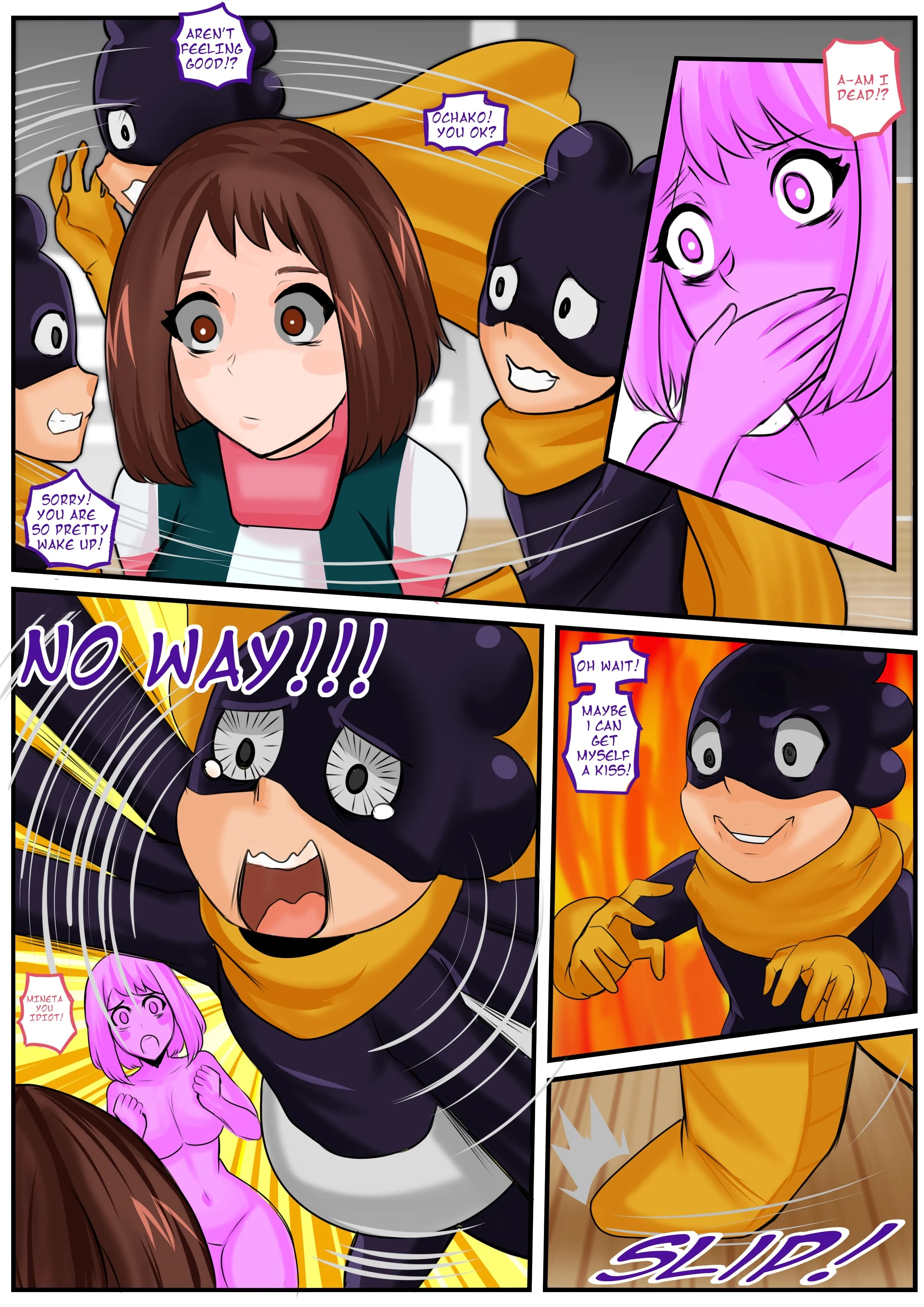 Grapes In The Brain!! (My Hero Academia) [TSFSingularity , BurningMoonWorks] - Chapter 1 — Page 5