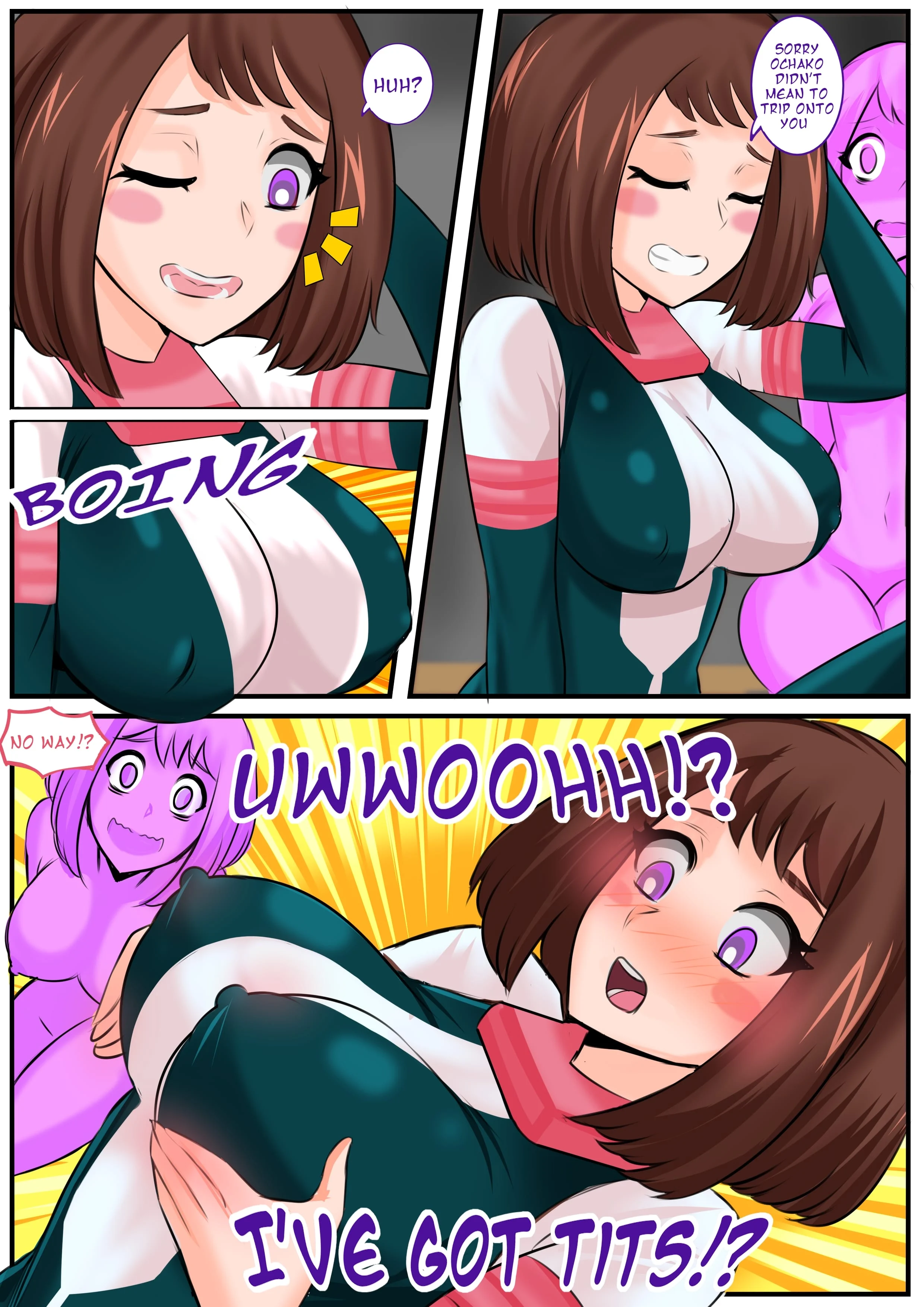 Grapes In The Brain!! (My Hero Academia) [TSFSingularity , BurningMoonWorks] - Chapter 1 — Page 8