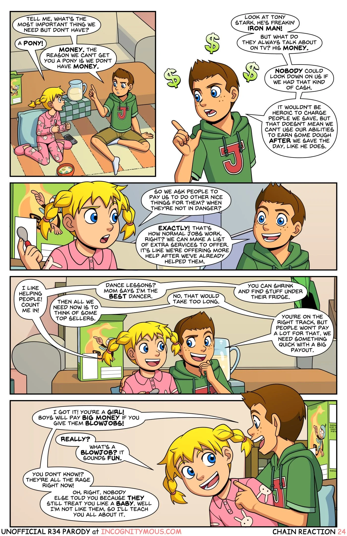 Chain Reaction (Power Pack) [Incognitymous] - Chapter 1 — Page 25