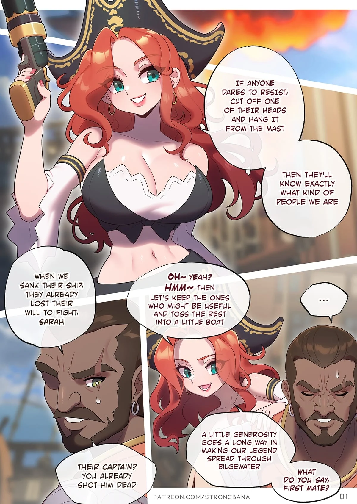 Serve Our Captain‍ (League of Legends) [Strong Bana] - Chapter 1 — Page 4