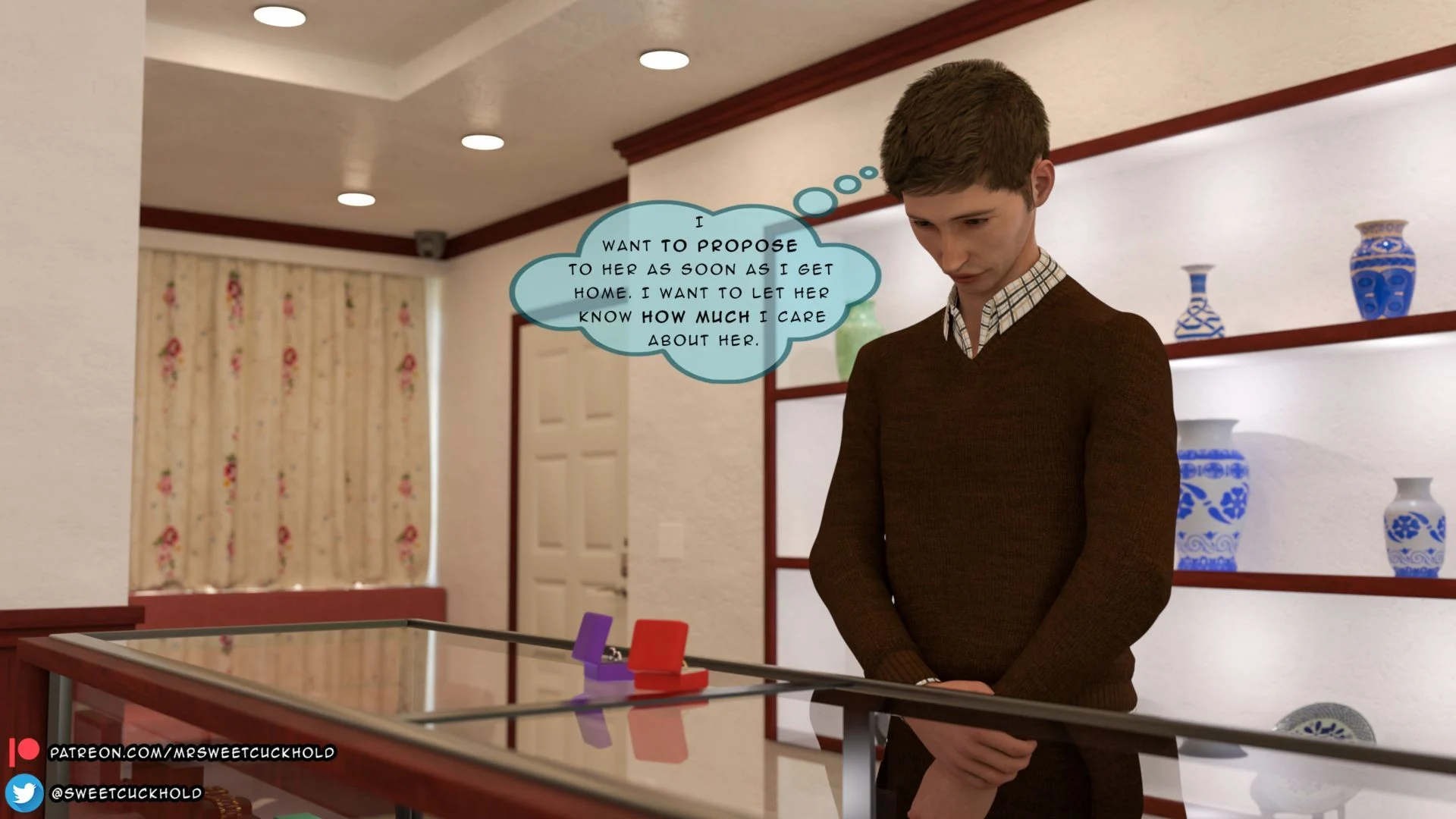 Much bigger than my boyfriend [Mr.SweetCuckhold] - Chapter 4 — Page 129