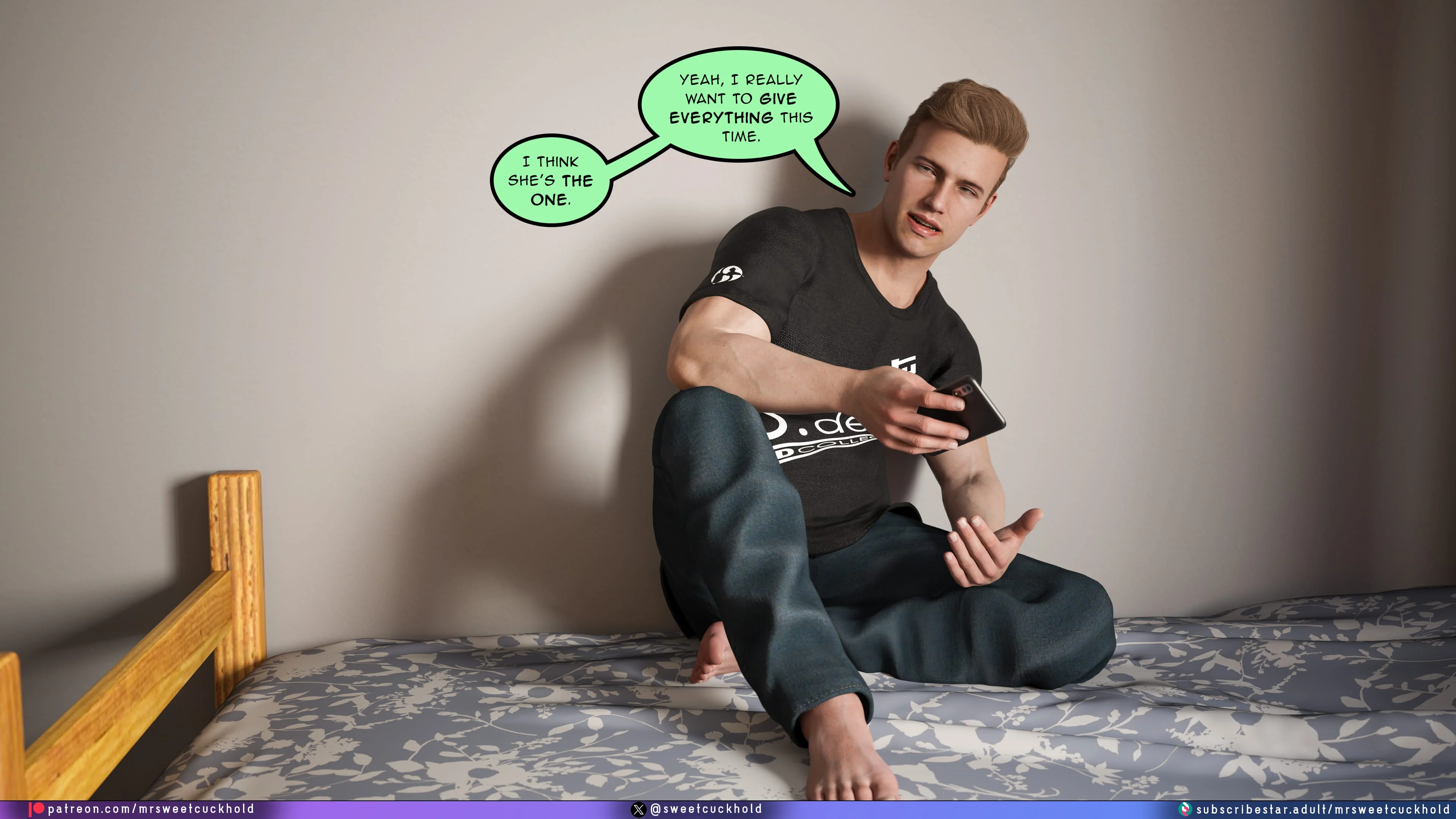Much bigger than my boyfriend [Mr.SweetCuckhold] - Chapter 10 — Page 60