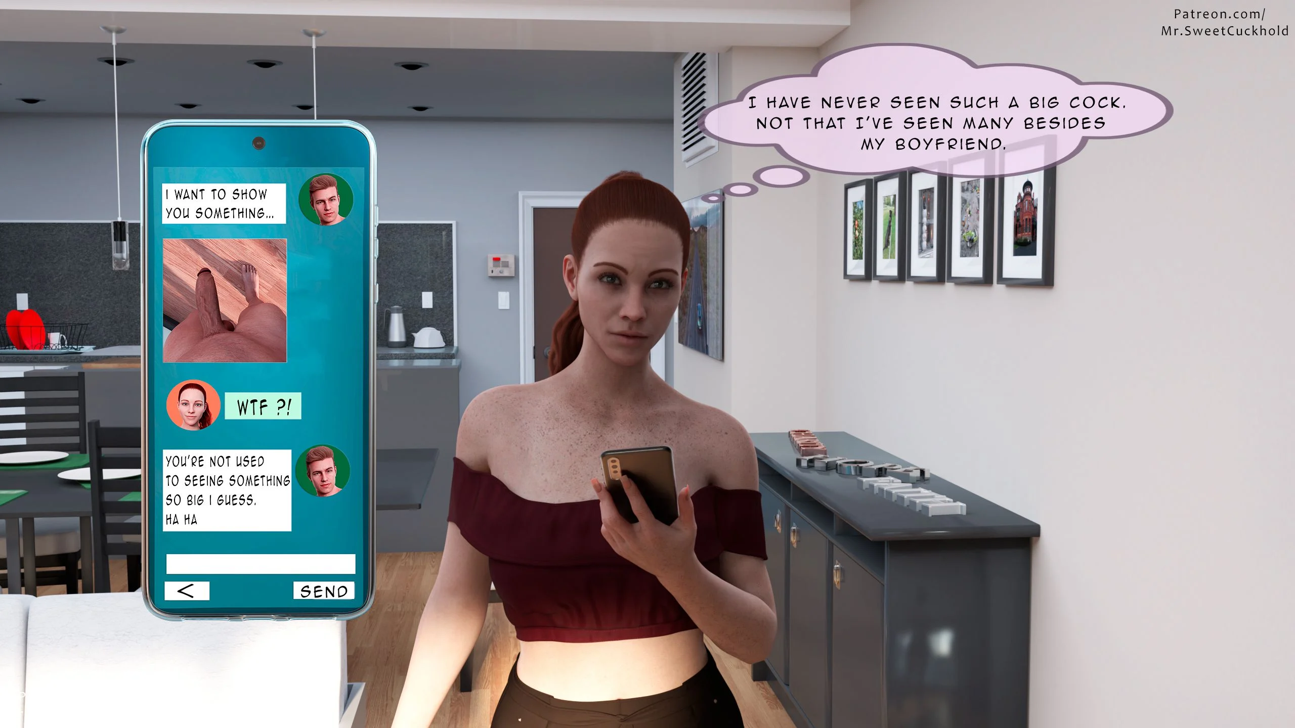 Much bigger than my boyfriend [Mr.SweetCuckhold] - Chapter 1 — Page 73