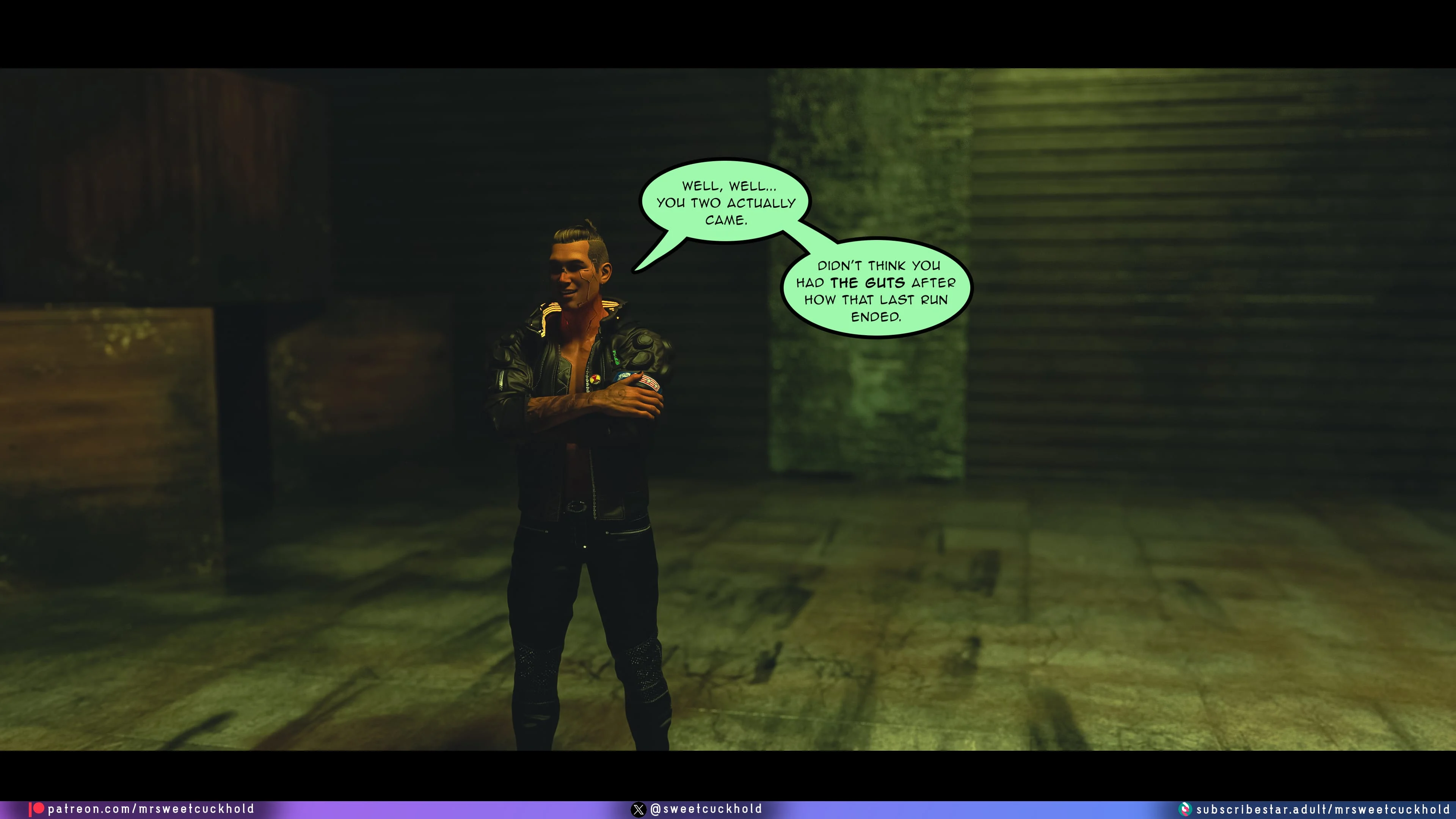 Street Corruption (Cyberpunk 2077) [Mr.SweetCuckhold] - Chapter 3 — Page 44