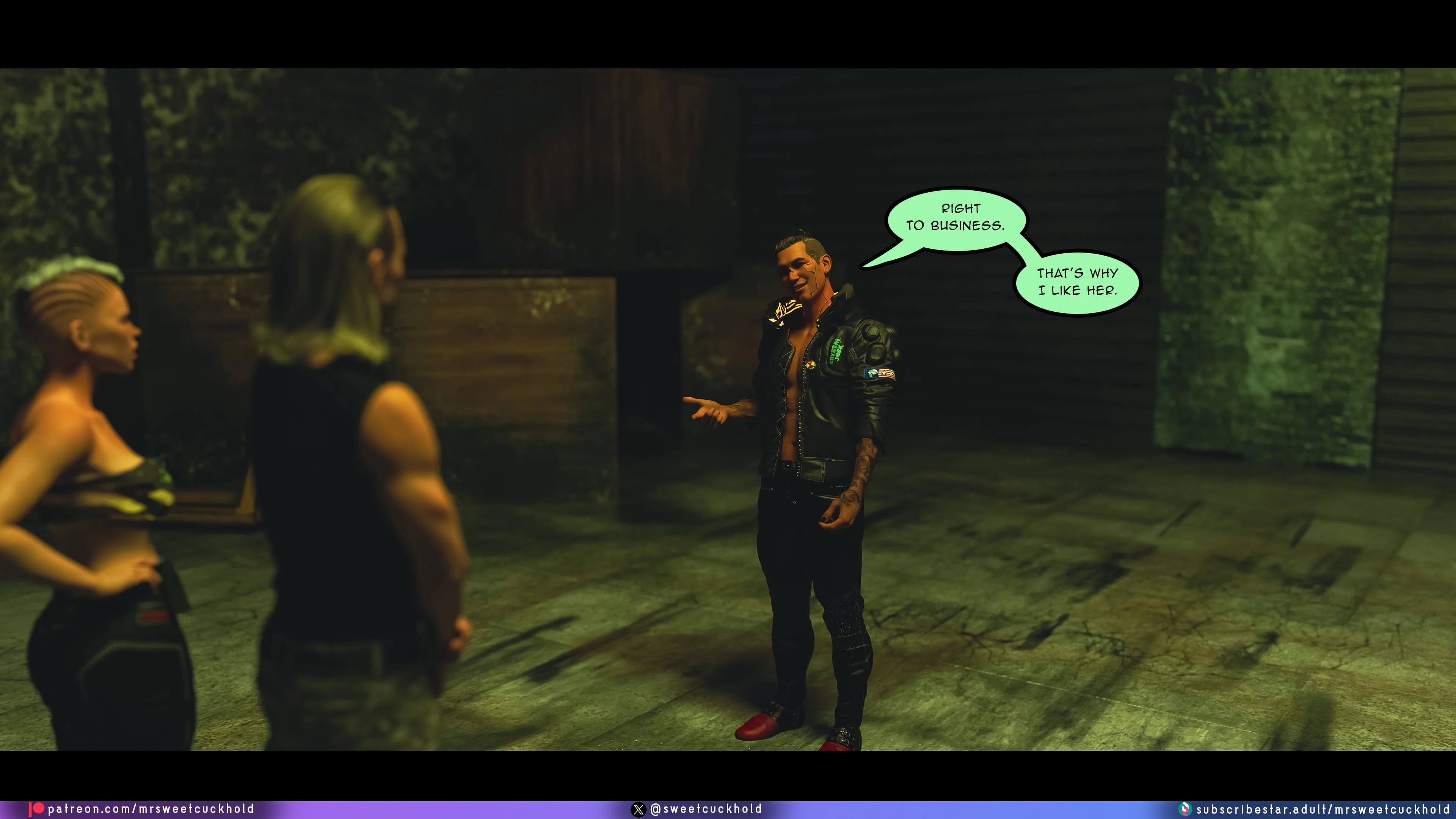 Street Corruption (Cyberpunk 2077) [Mr.SweetCuckhold] - Chapter 3 — Page 49