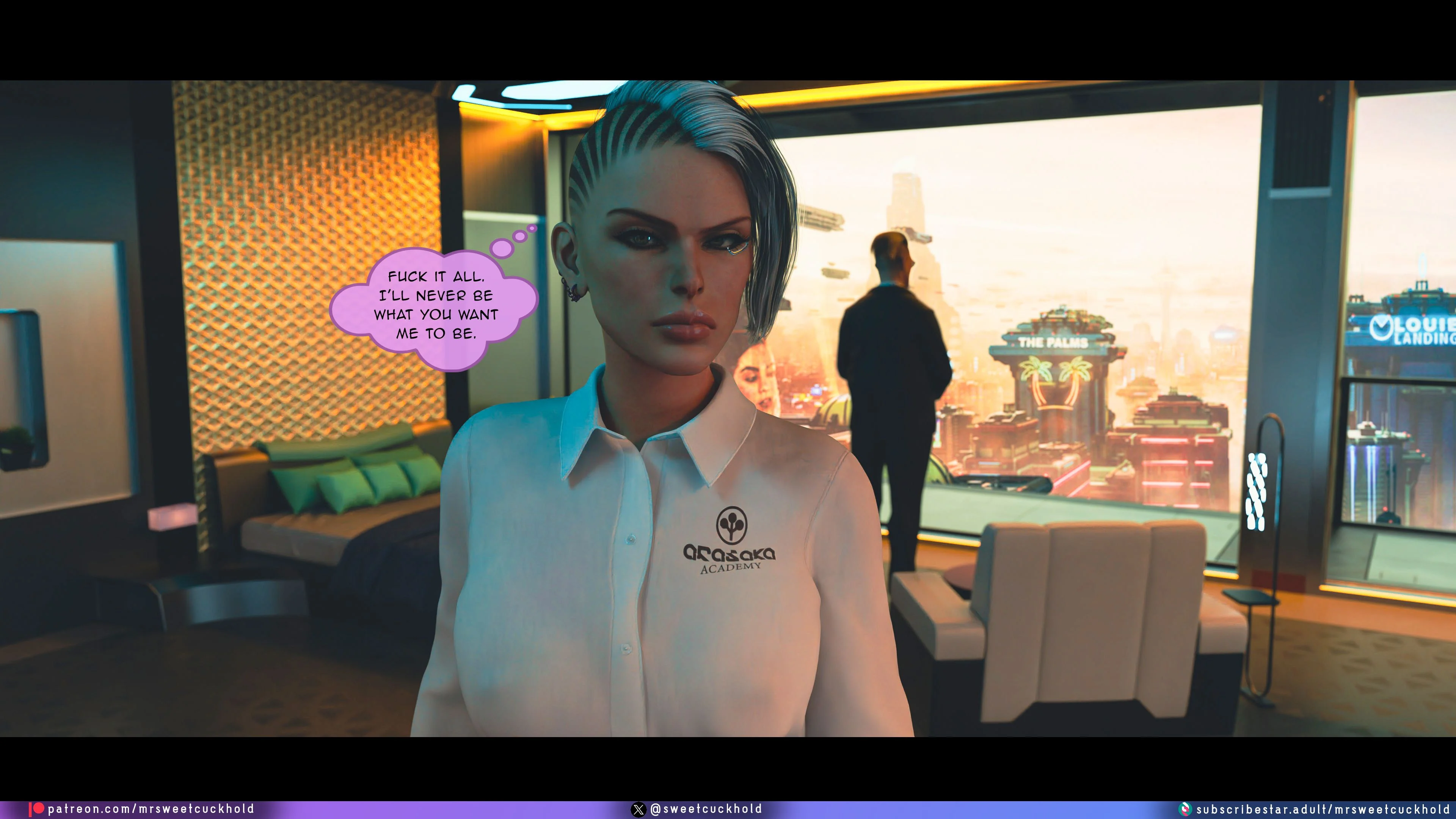 Street Corruption (Cyberpunk 2077) [Mr.SweetCuckhold] - Chapter 1 — Page 54