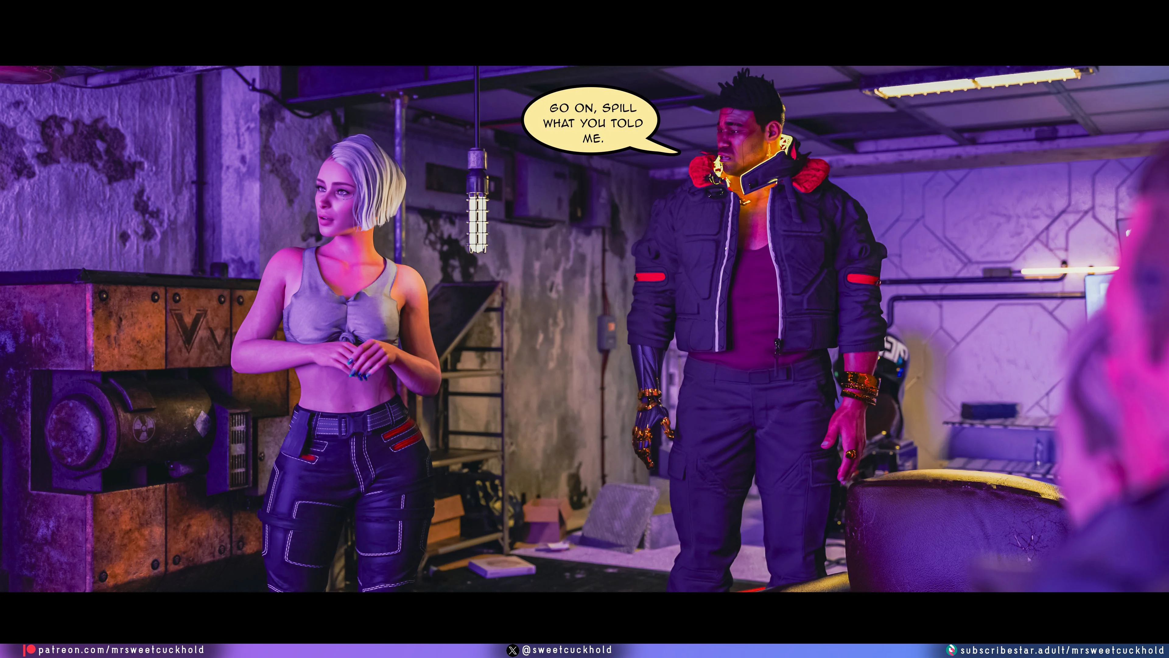 Street Corruption (Cyberpunk 2077) [Mr.SweetCuckhold] - Chapter 1 — Page 96