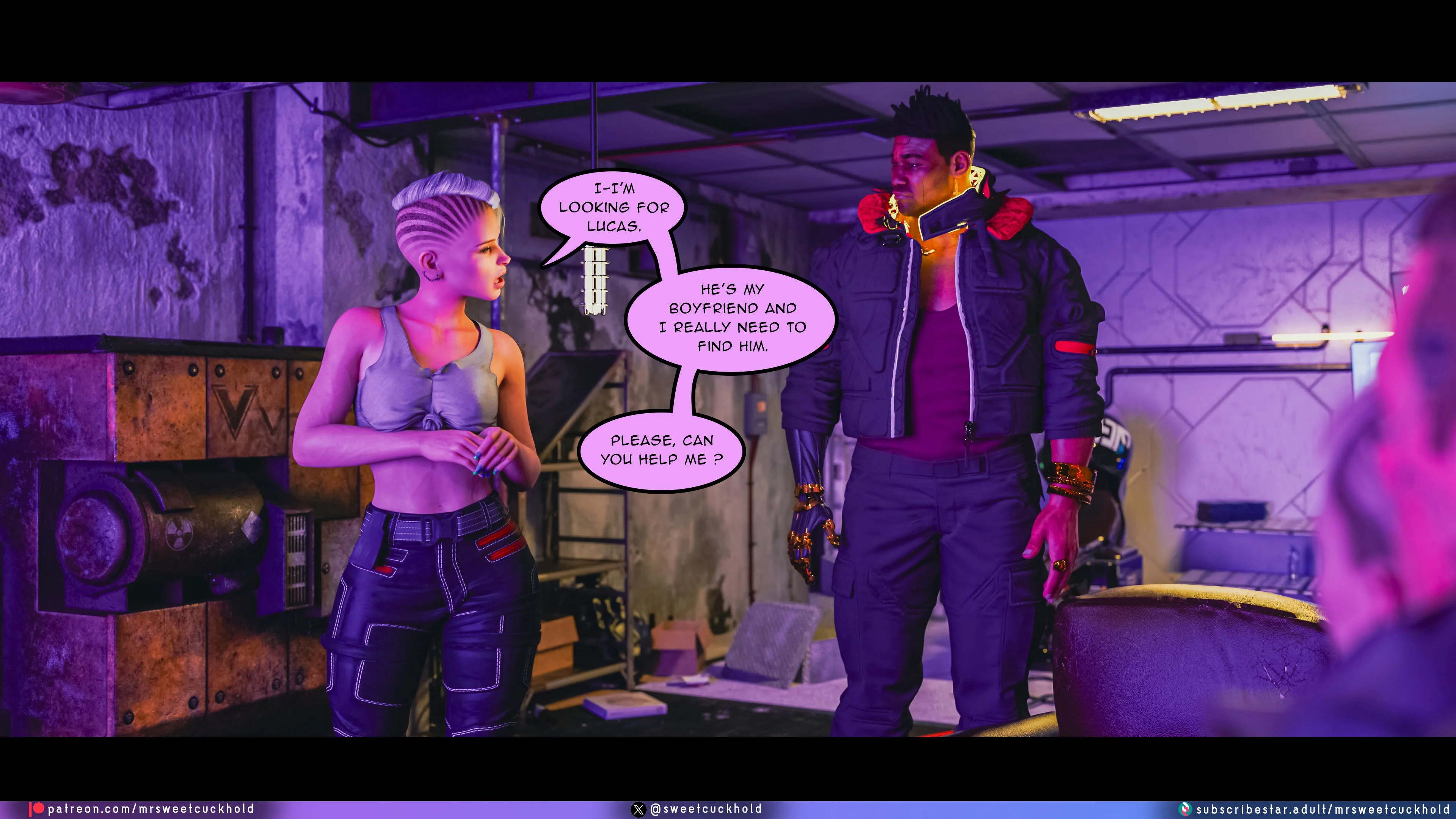 Street Corruption (Cyberpunk 2077) [Mr.SweetCuckhold] - Chapter 1 — Page 97