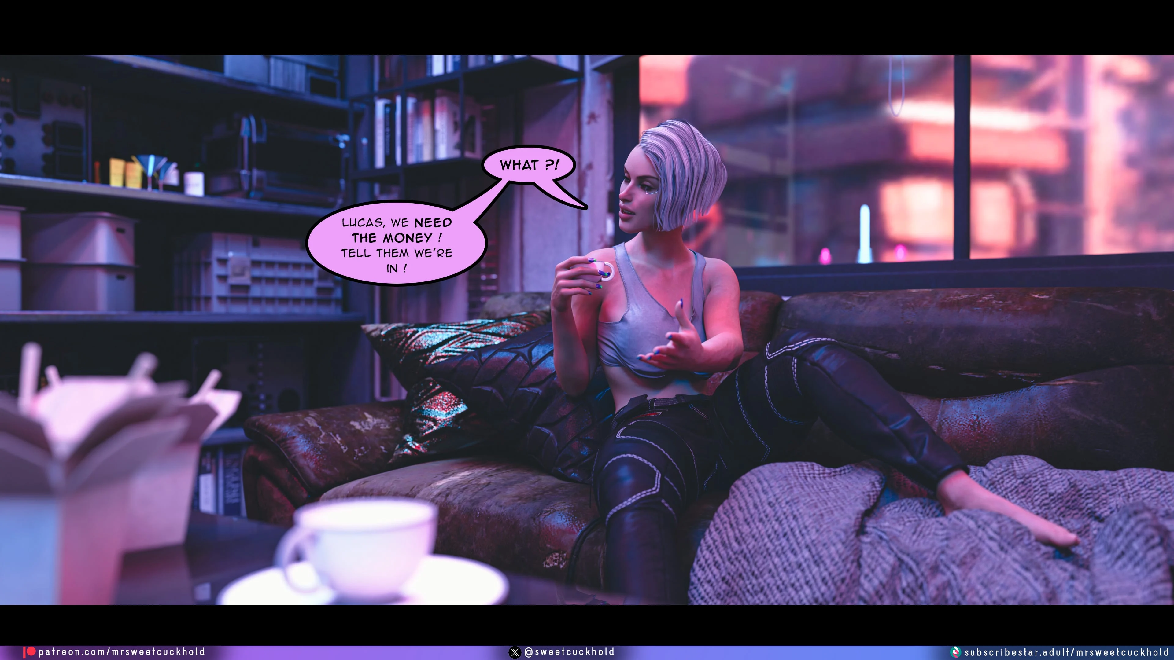 Street Corruption (Cyberpunk 2077) [Mr.SweetCuckhold] - Chapter 2 — Page 21