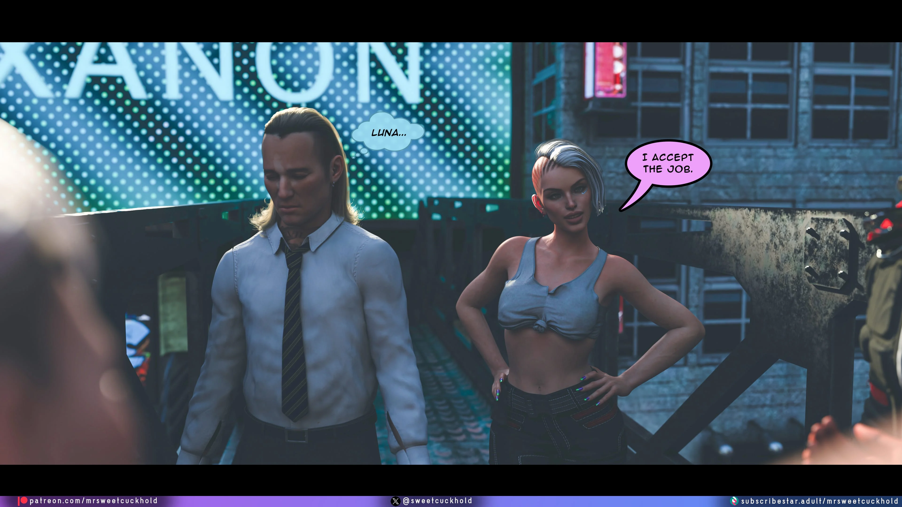 Street Corruption (Cyberpunk 2077) [Mr.SweetCuckhold] - Chapter 2 — Page 53