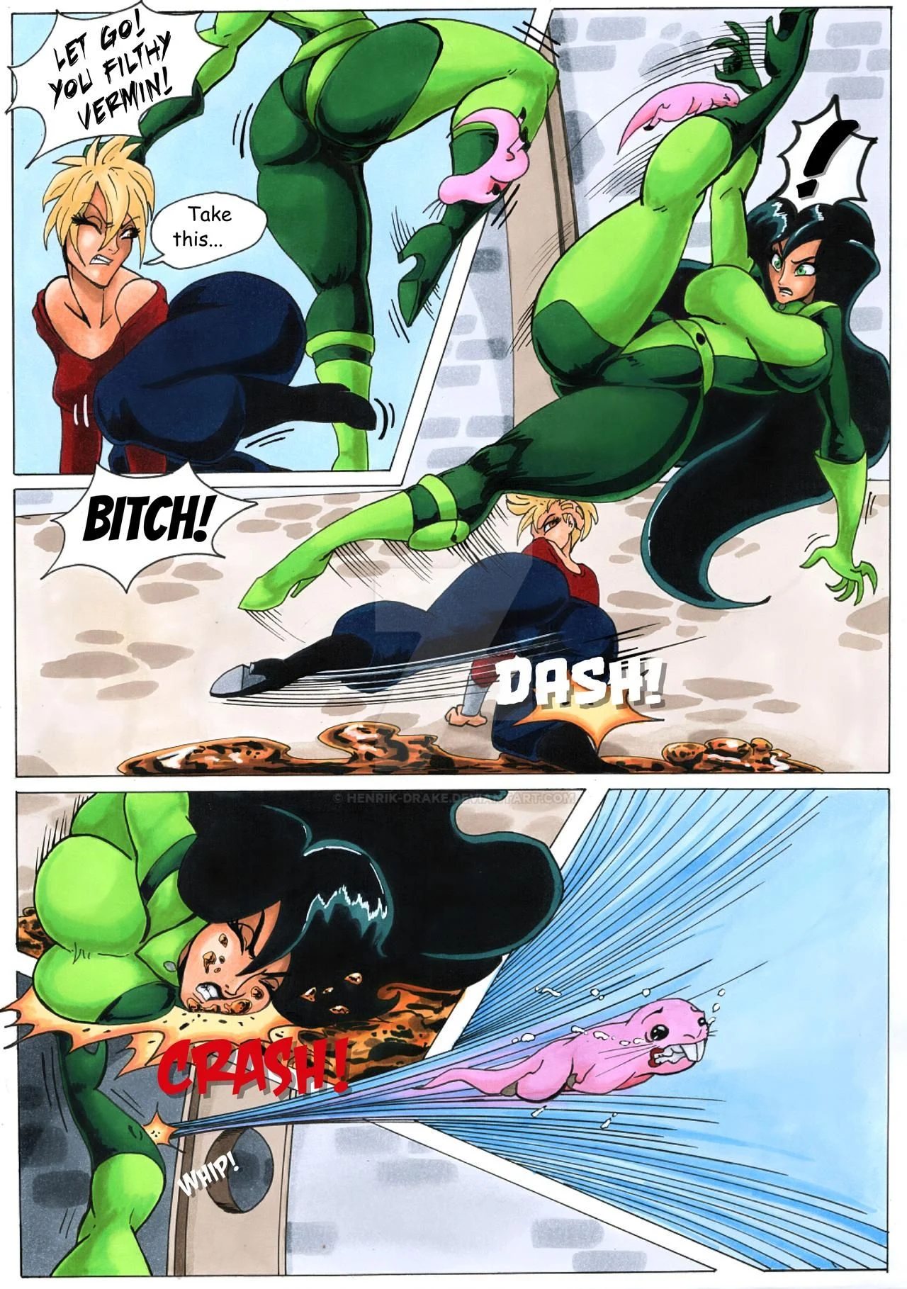 Ron Stoppable And His New Pets (Kim Possible) [Henrik Drake] - Chapter 1 — Page 16