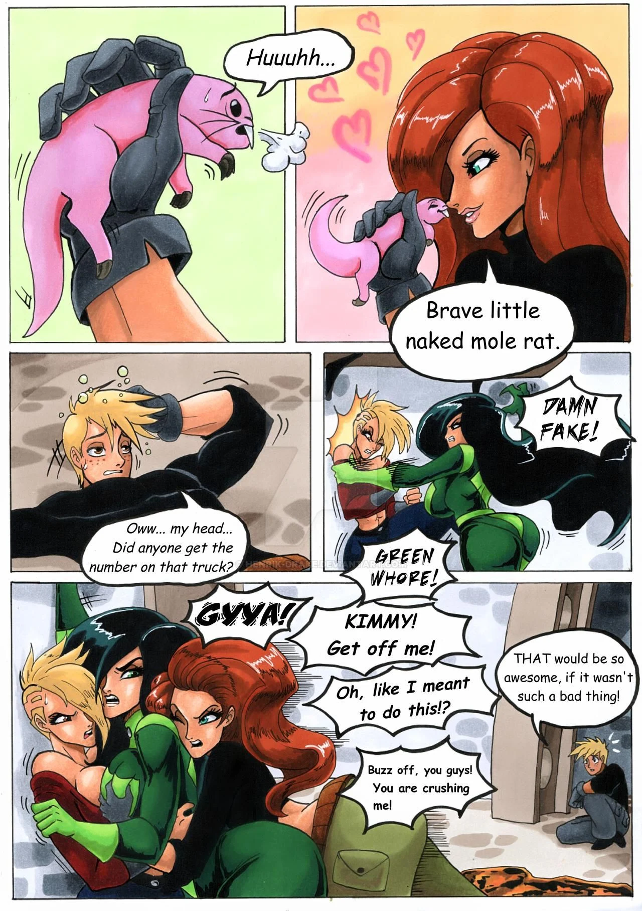 Ron Stoppable And His New Pets (Kim Possible) [Henrik Drake] - Chapter 1 — Page 17