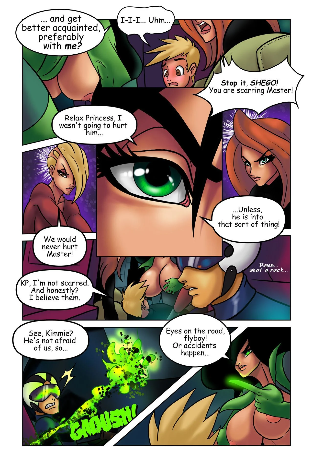 Ron Stoppable And His New Pets (Kim Possible) [Henrik Drake] - Chapter 2 — Page 7