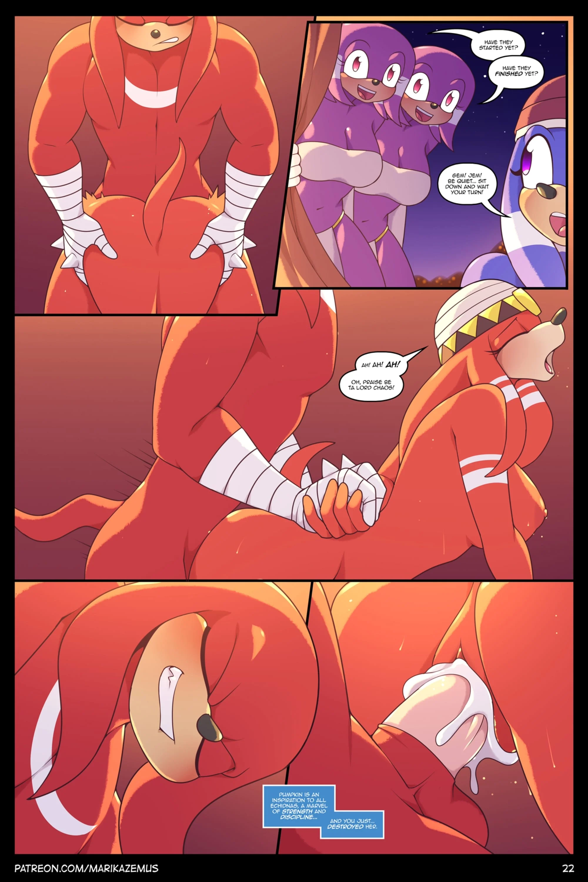 Sonic Boom: Echidna Nights (Sonic the Hedgehog) [Marik Azemus] - Chapter 1 — Page 22