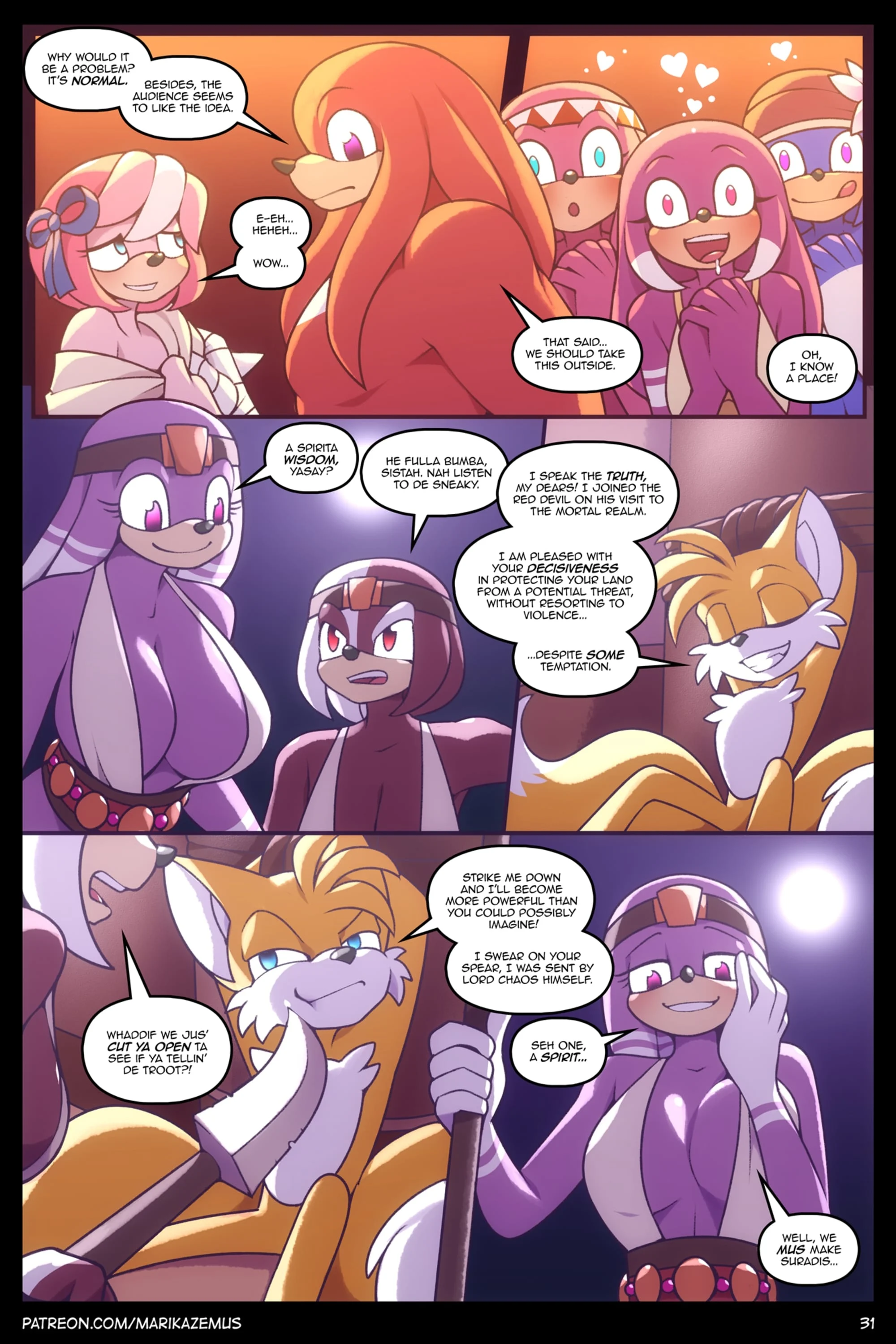 Sonic Boom: Echidna Nights (Sonic the Hedgehog) [Marik Azemus] - Chapter 1 — Page 31