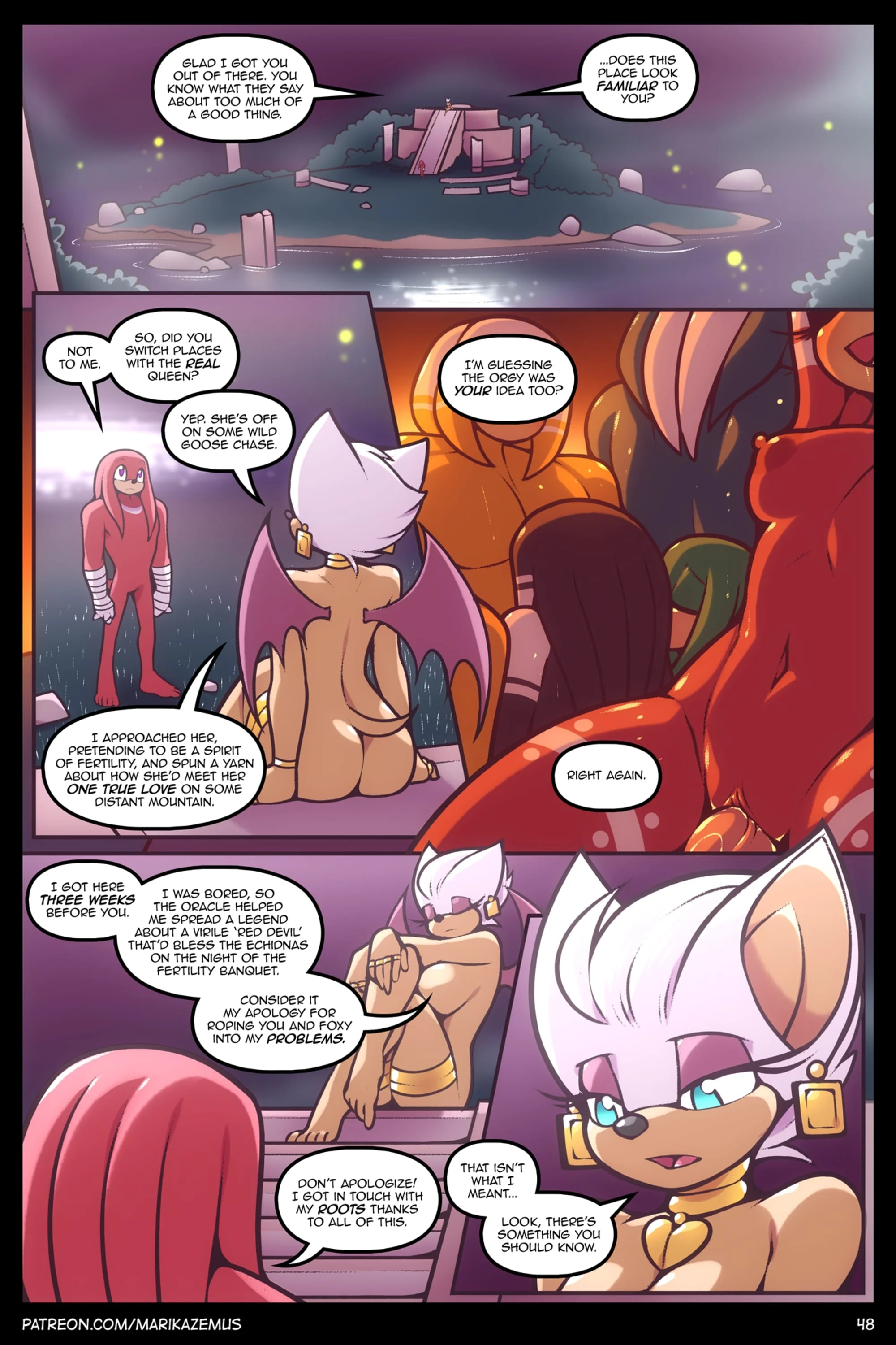Sonic Boom: Echidna Nights (Sonic the Hedgehog) [Marik Azemus] - Chapter 1 — Page 48