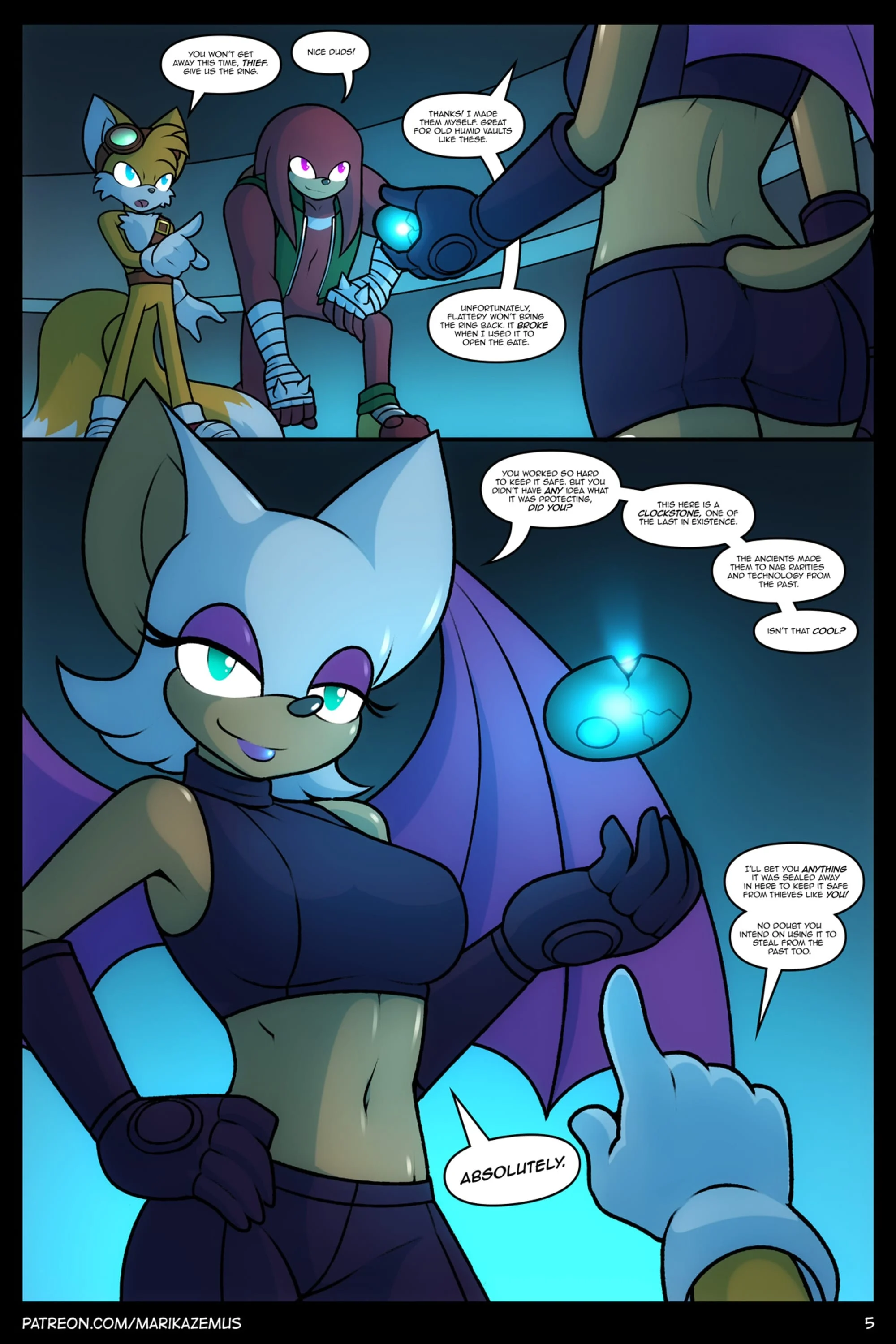 Sonic Boom: Echidna Nights (Sonic the Hedgehog) [Marik Azemus] - Chapter 1 — Page 5