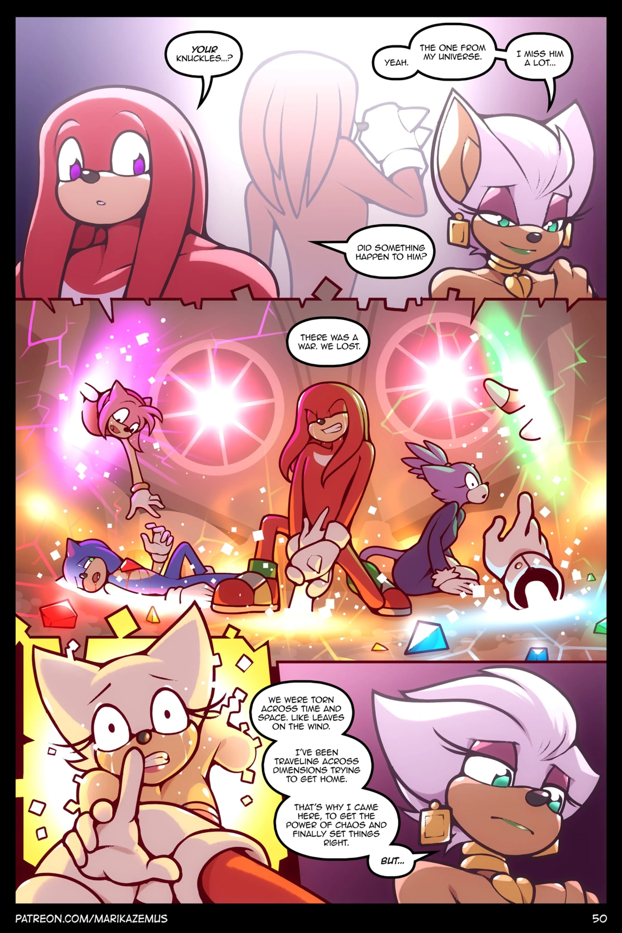 Sonic Boom: Echidna Nights (Sonic the Hedgehog) [Marik Azemus] - Chapter 1 — Page 50