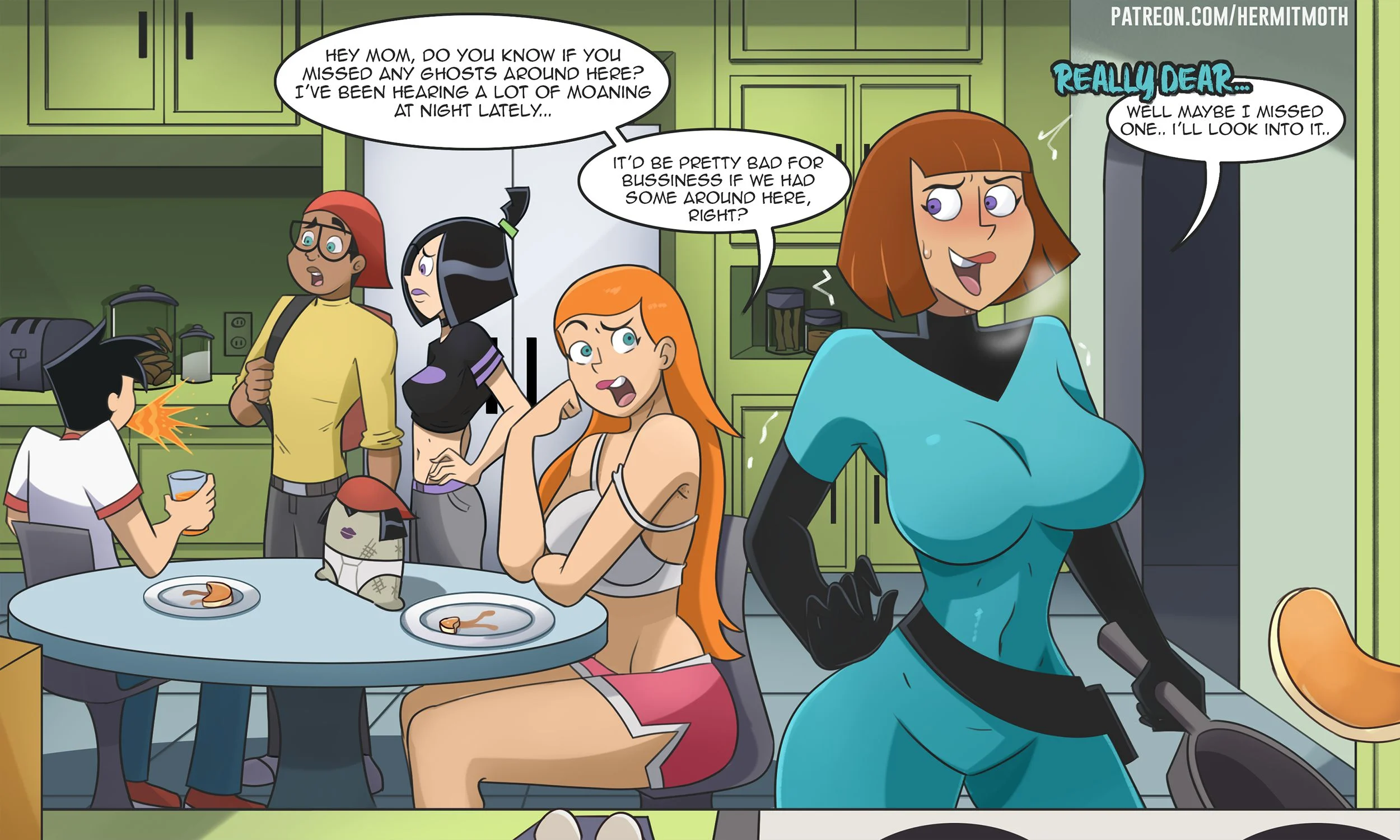 Haunted Moans – Madeline Fenton (Danny Phantom) [Hermit Moth] - Chapter 1 — Page 4