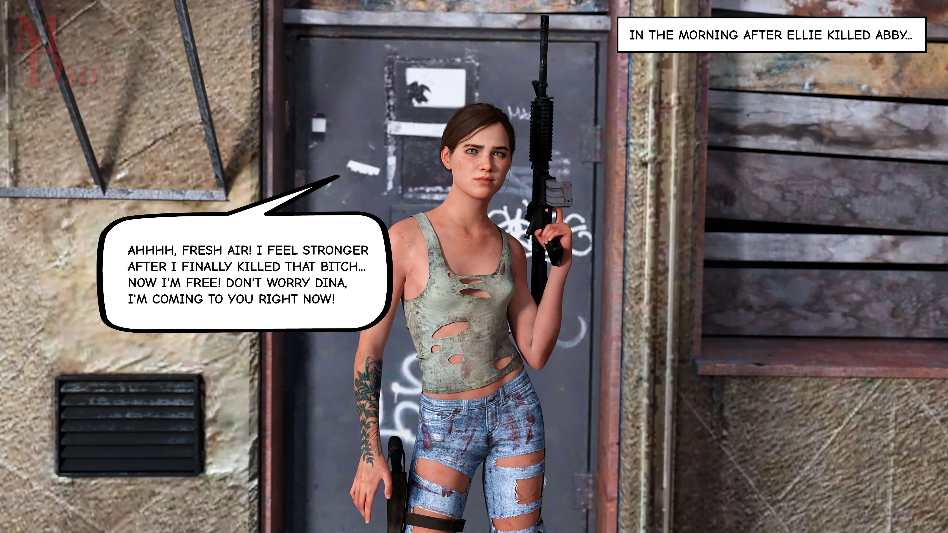 Abby and Ellie (The Last Of Us) [Magic Dragon 3D] - Chapter 1 — Page 155