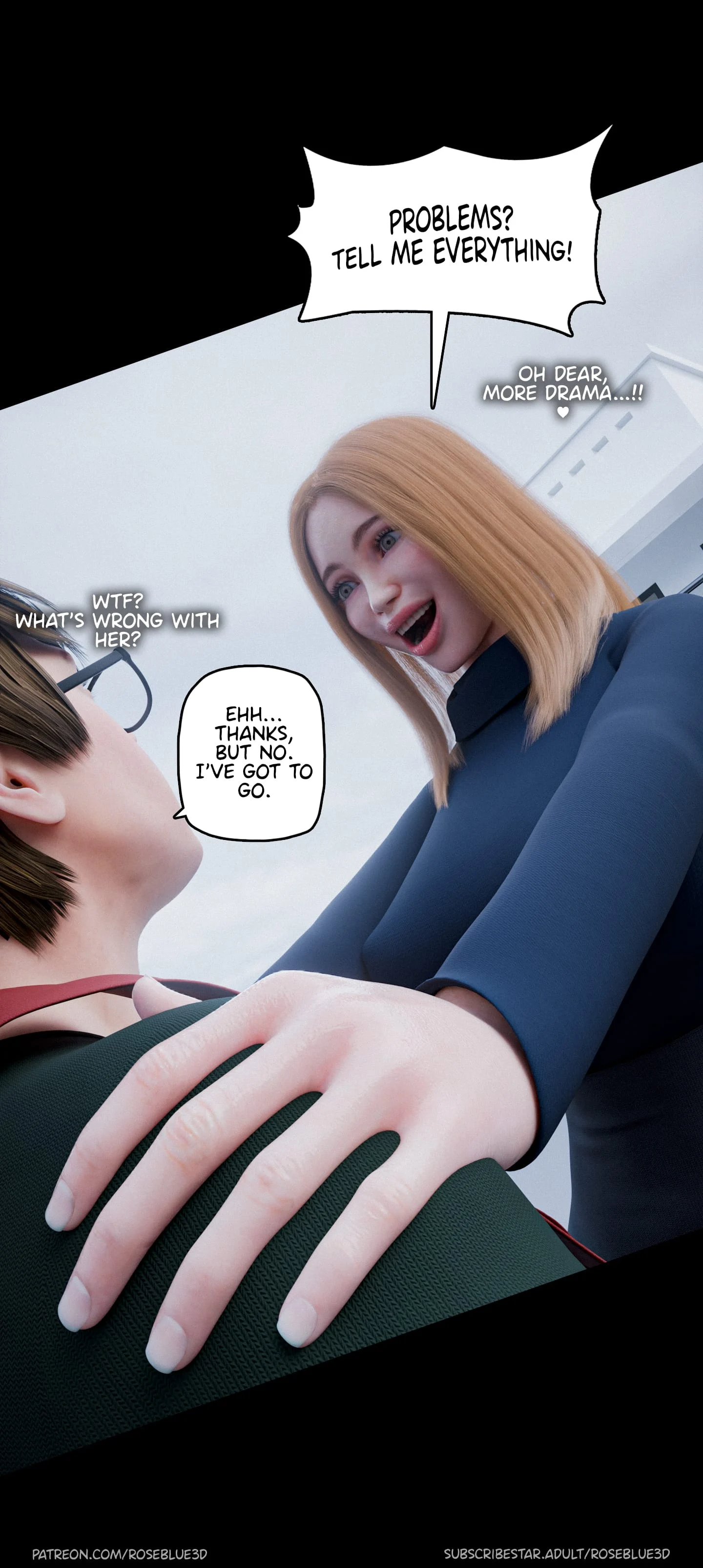 My Neighbor’s Widow [Rose Blue 3D] - Chapter 40 — Page 41