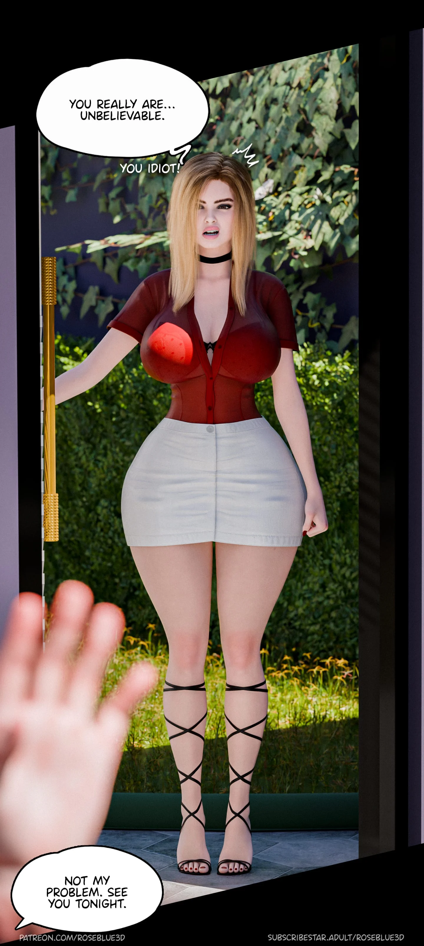 My Neighbor’s Widow [Rose Blue 3D] - Chapter 40 — Page 91