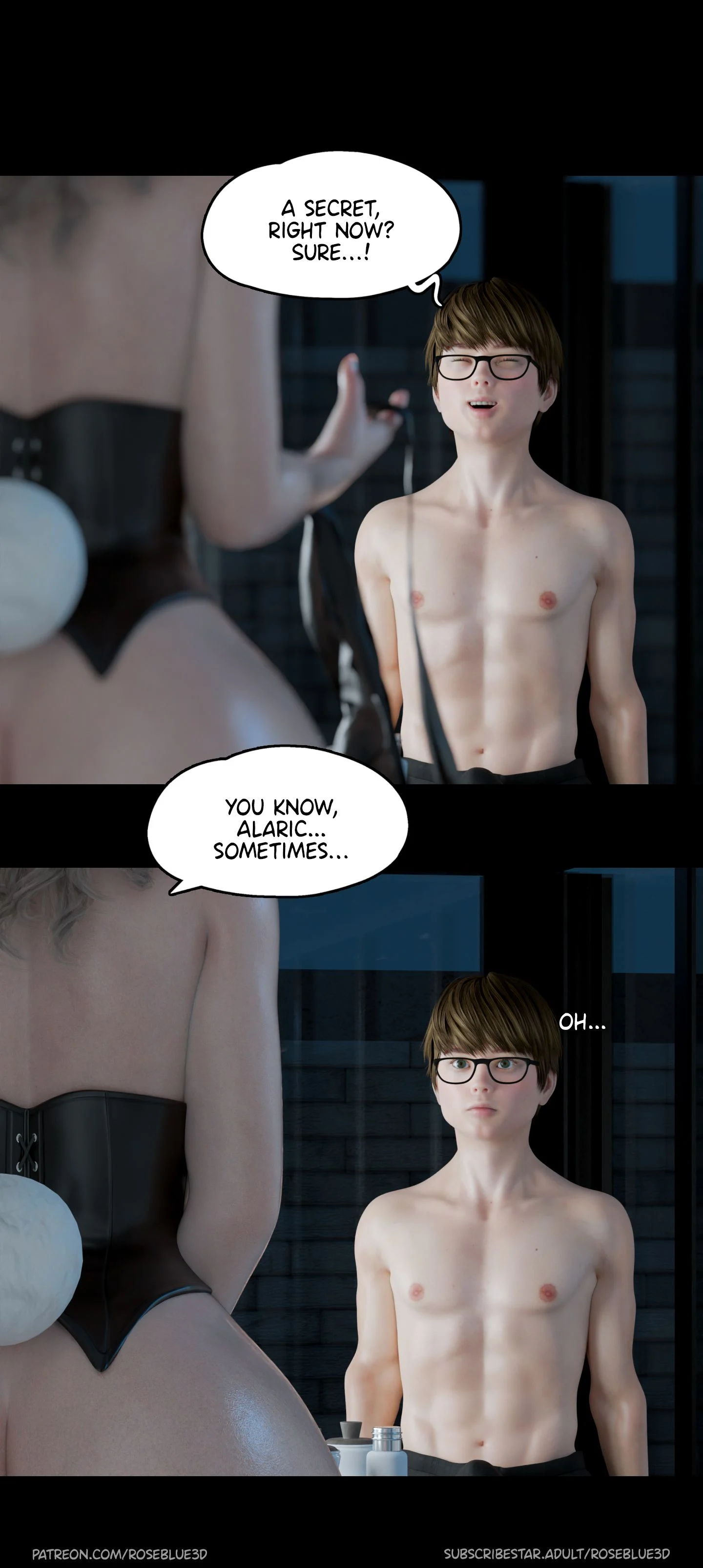 My Neighbor’s Widow [Rose Blue 3D] - Chapter 27 — Page 47