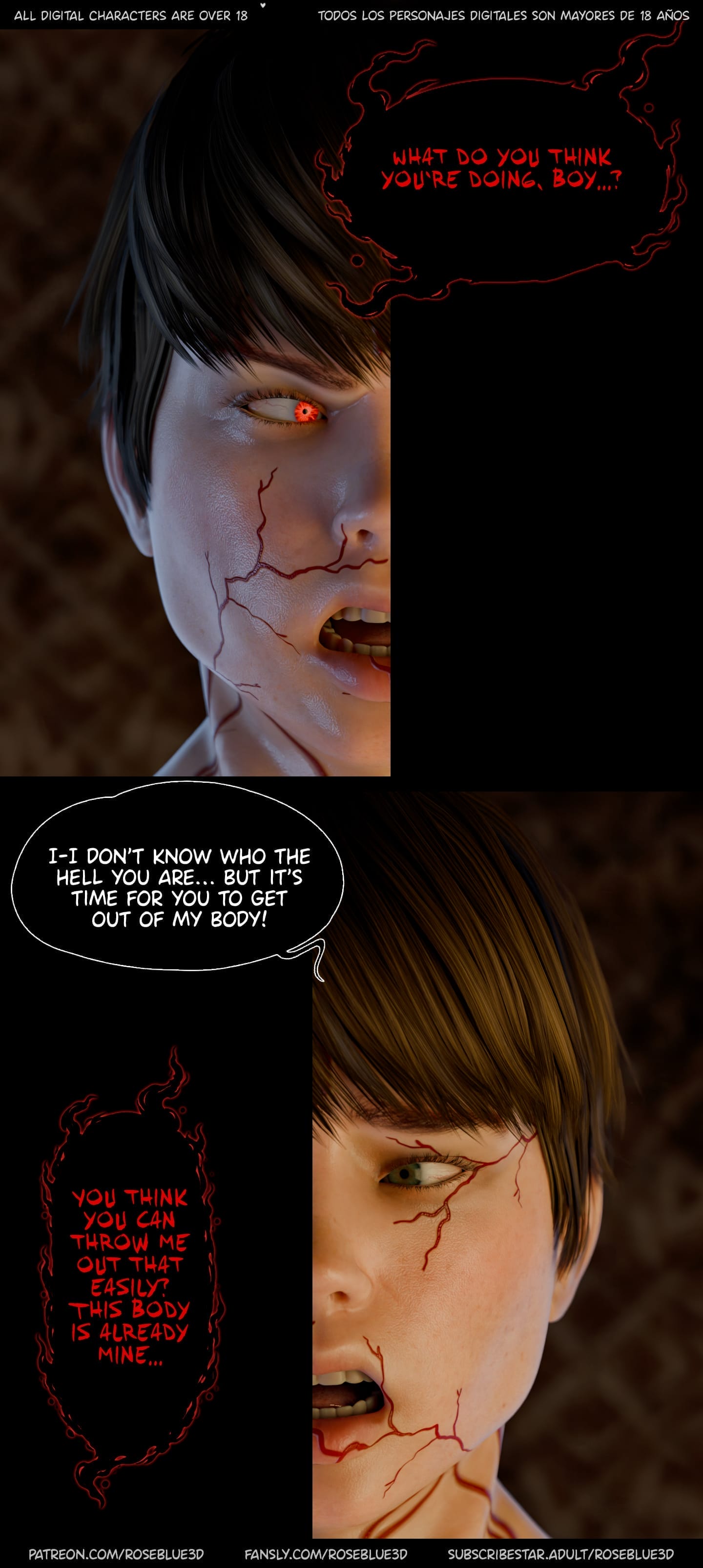 My Neighbor’s Widow [Rose Blue 3D] - Chapter 55 — Page 132