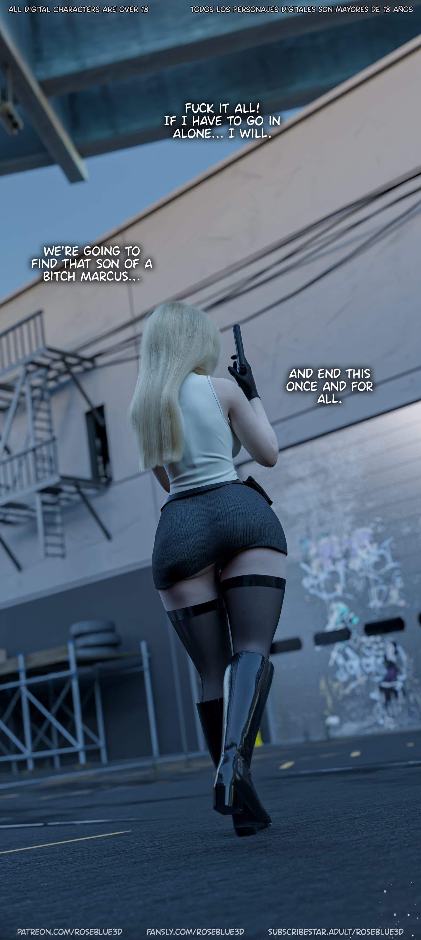 My Neighbor’s Widow [Rose Blue 3D] - Chapter 55 — Page 182