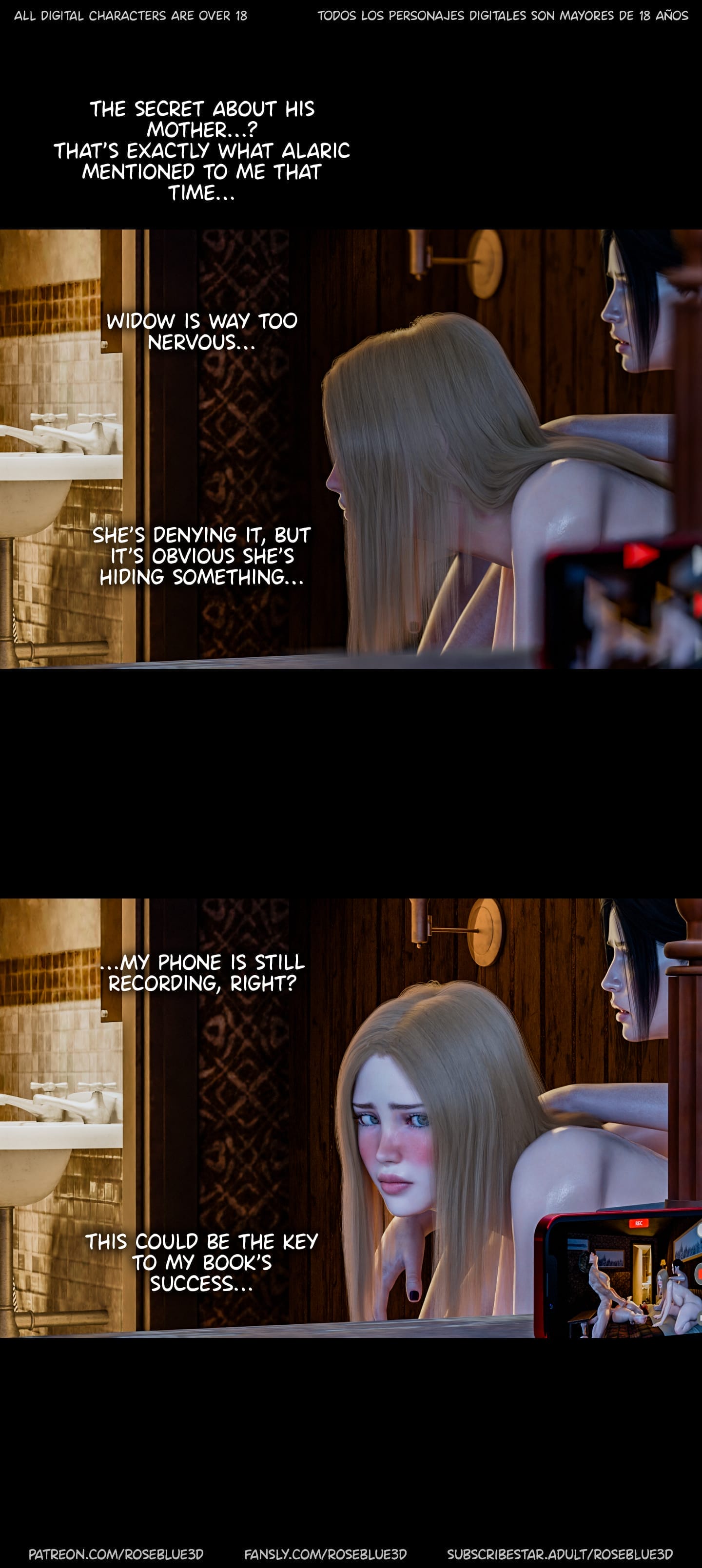 My Neighbor’s Widow [Rose Blue 3D] - Chapter 55 — Page 86