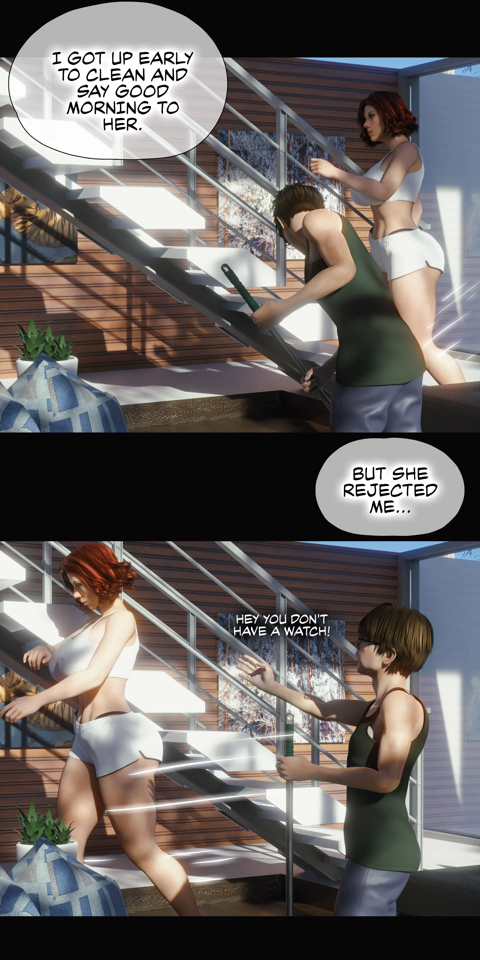 My Neighbor’s Widow [Rose Blue 3D] - Chapter 4 — Page 25