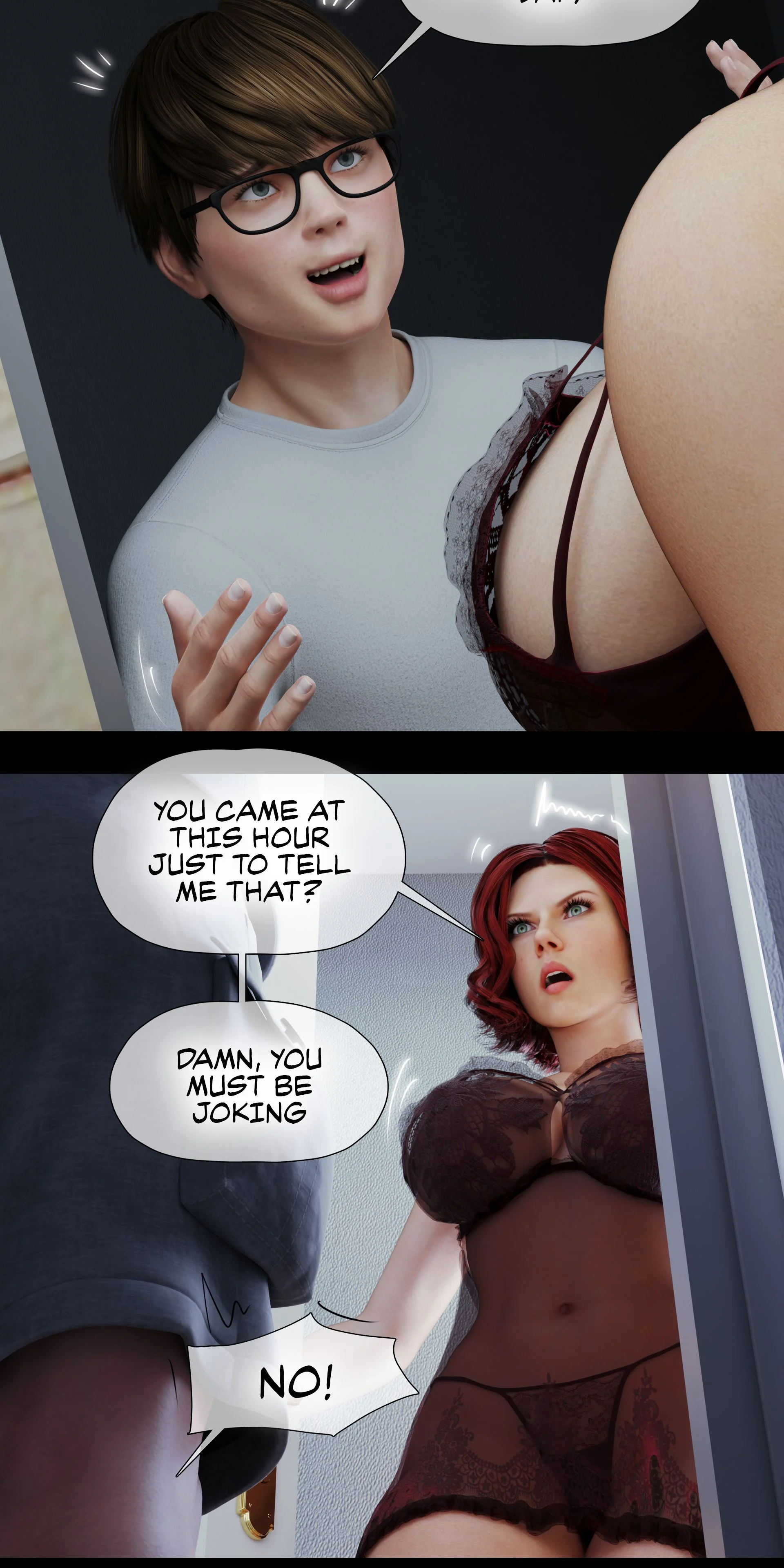 My Neighbor’s Widow [Rose Blue 3D] - Chapter 4 — Page 44