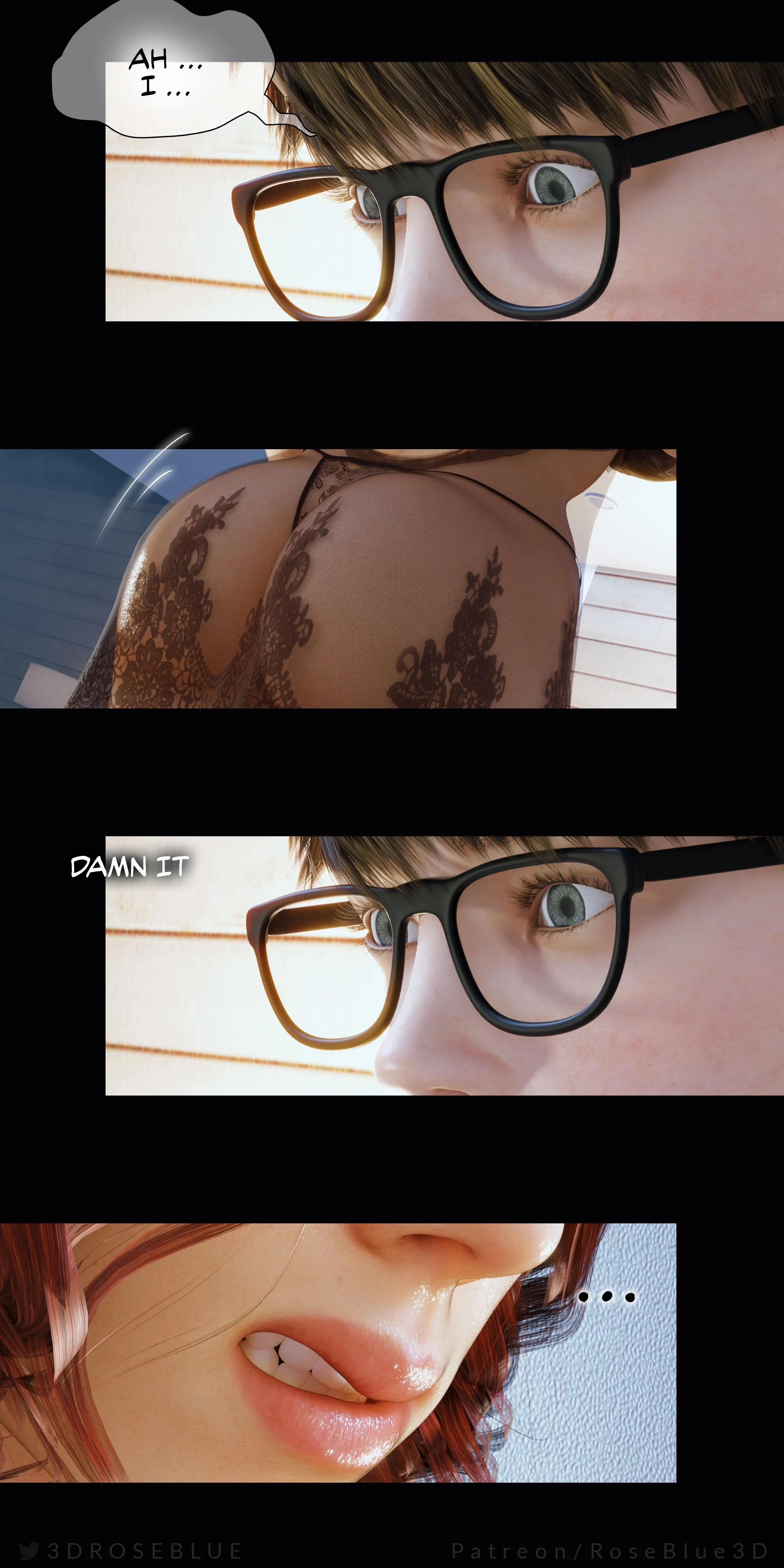 My Neighbor’s Widow [Rose Blue 3D] - Chapter 4 — Page 55