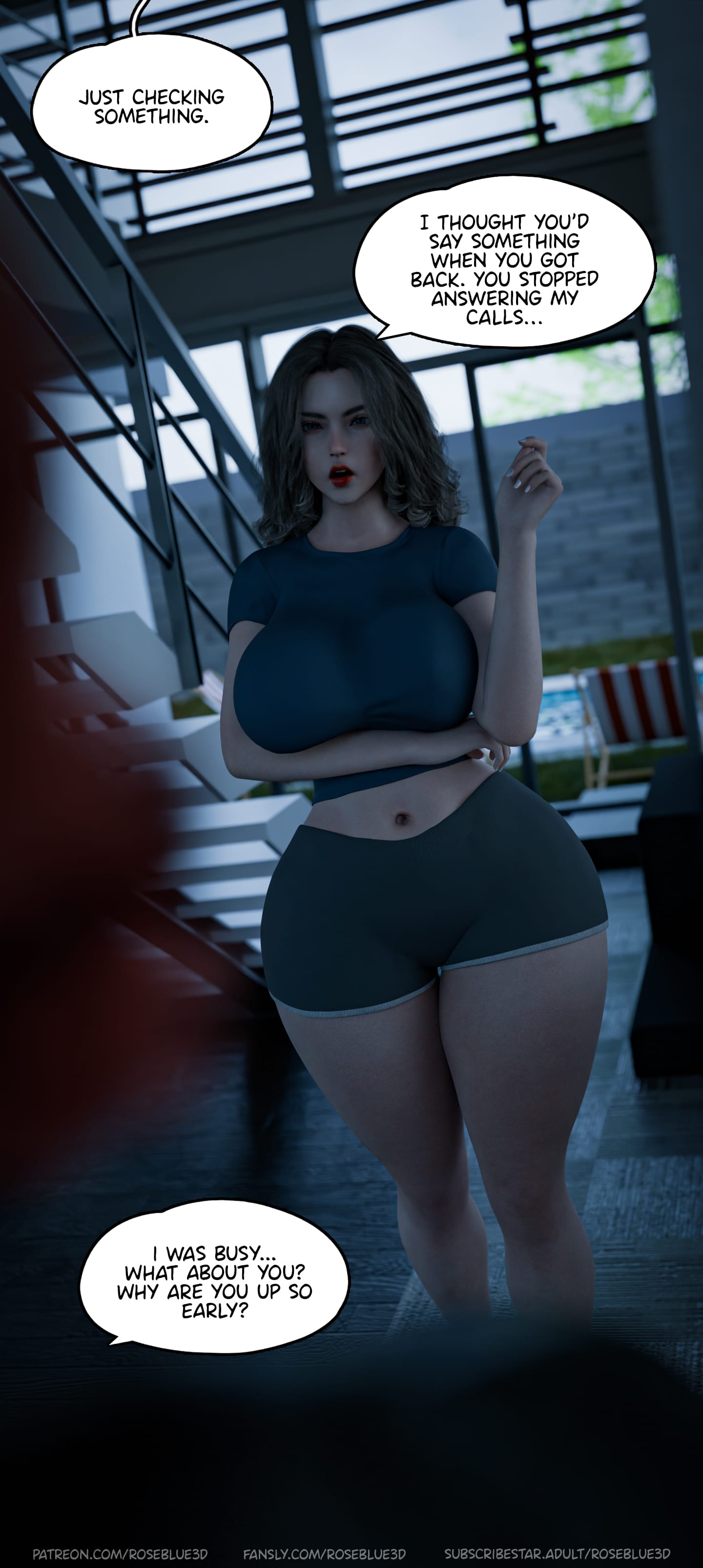 My Neighbor’s Widow [Rose Blue 3D] - Chapter 46 — Page 7