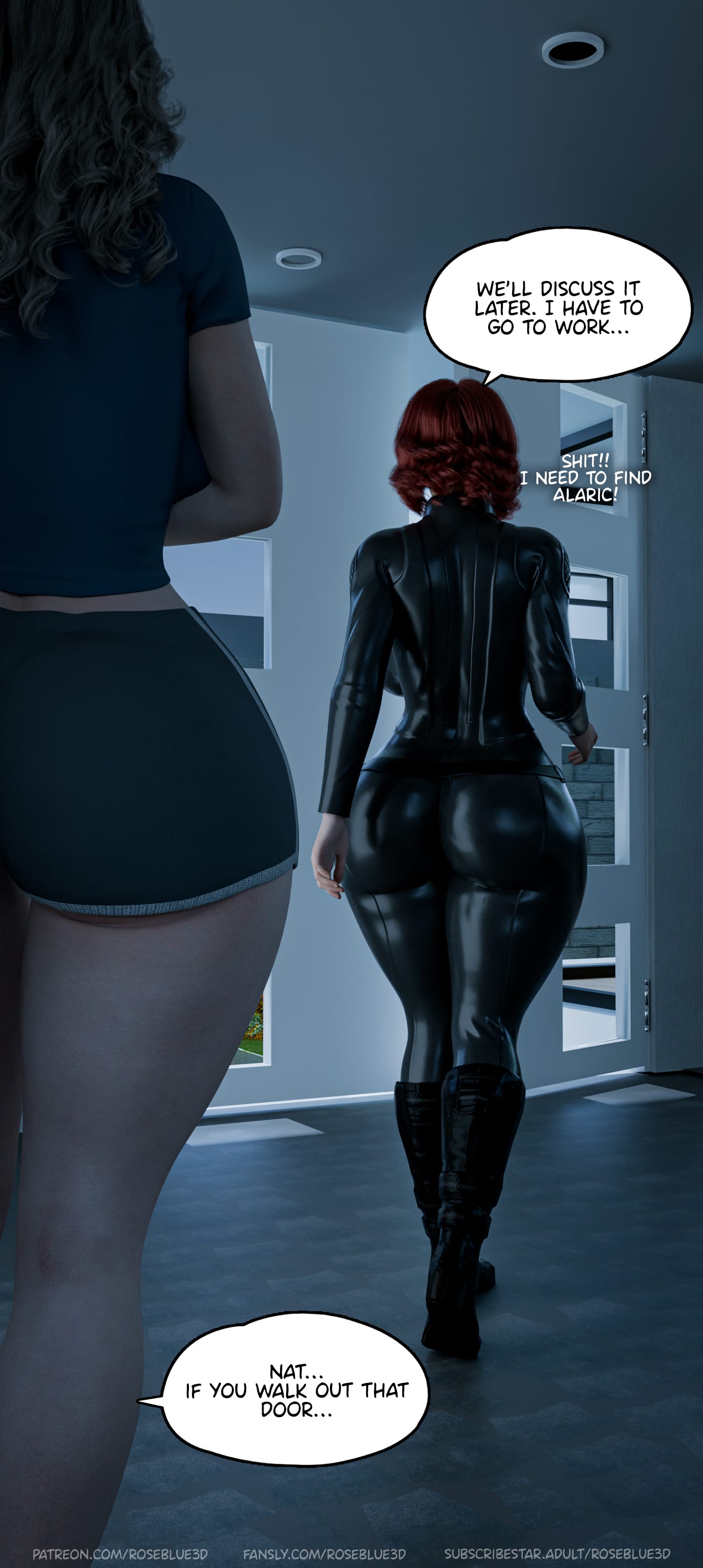 My Neighbor’s Widow [Rose Blue 3D] - Chapter 46 — Page 9