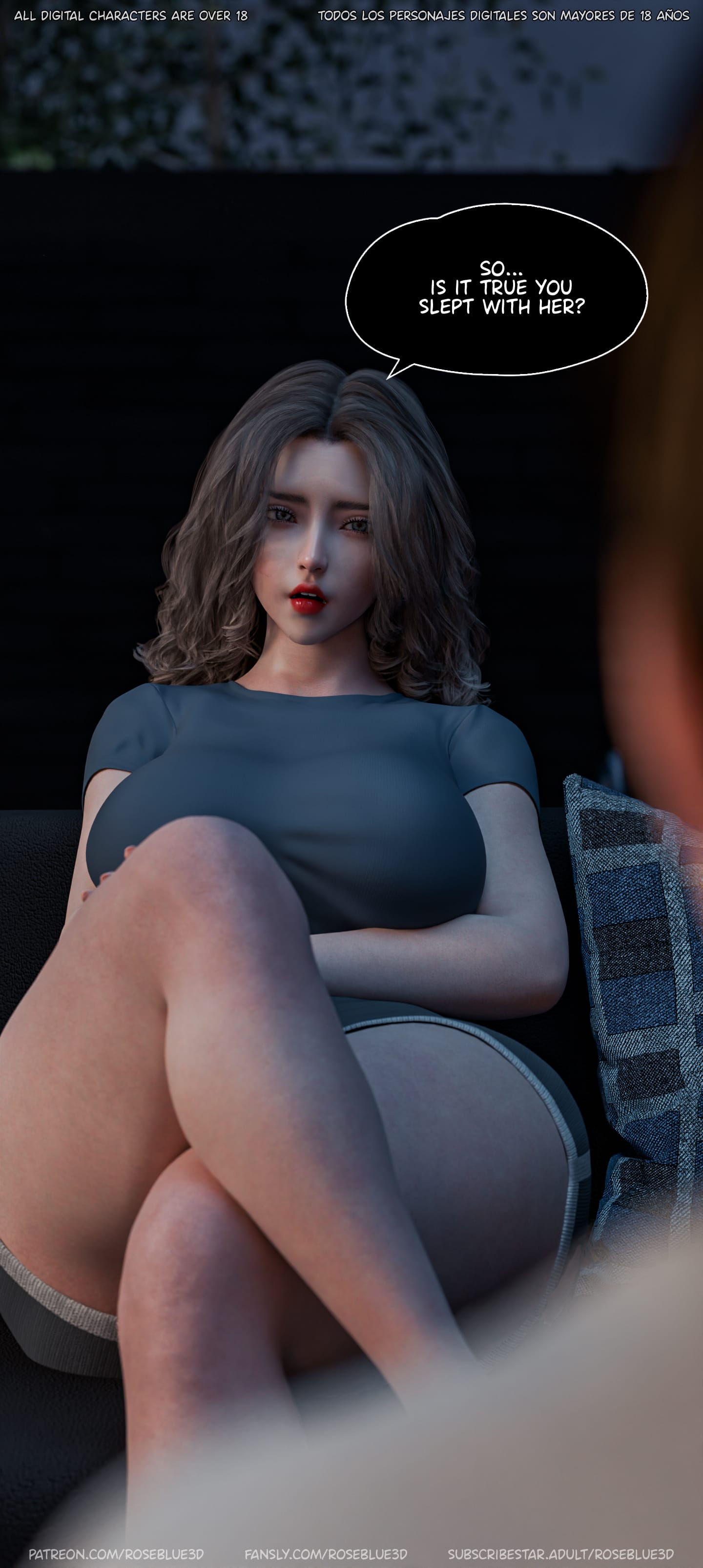 My Neighbor’s Widow [Rose Blue 3D] - Chapter 49 — Page 12