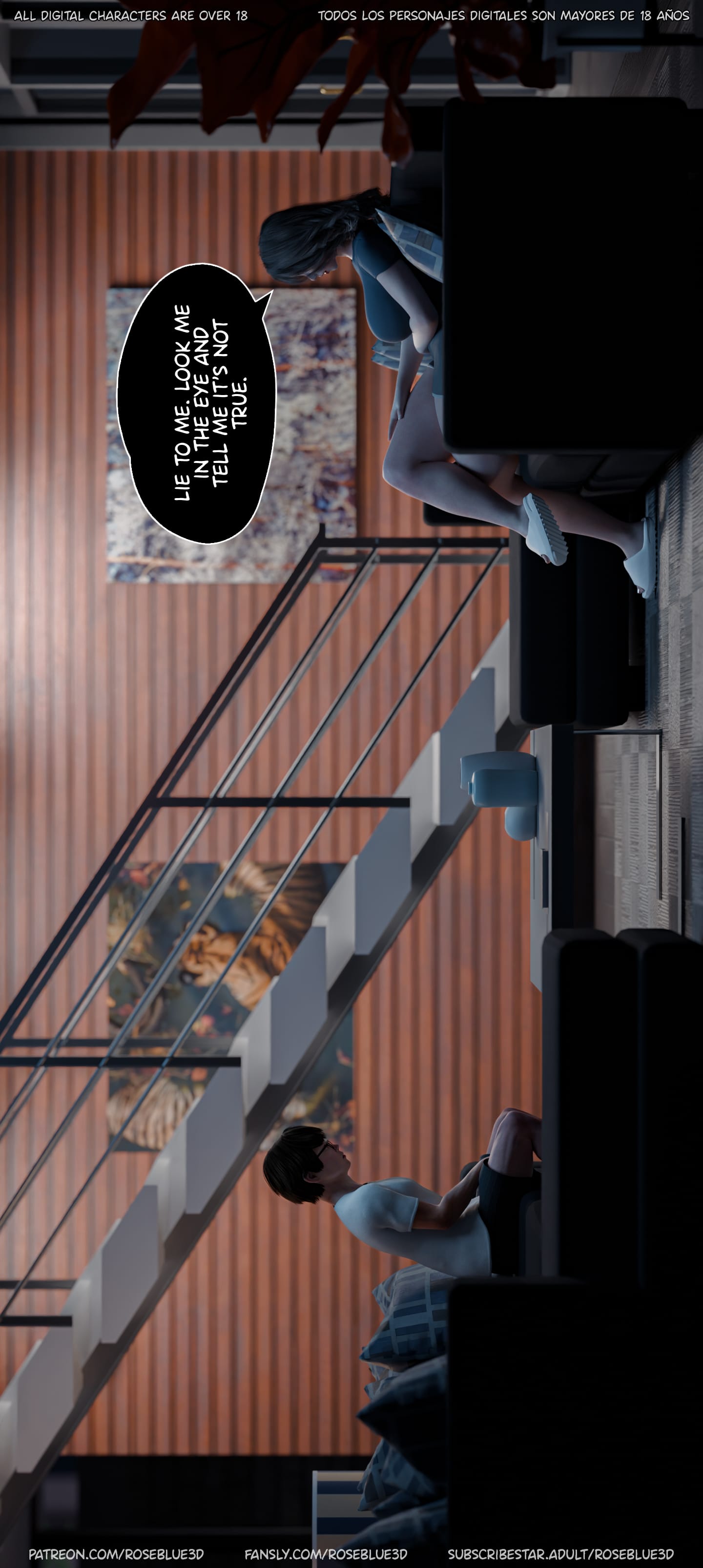 My Neighbor’s Widow [Rose Blue 3D] - Chapter 49 — Page 15