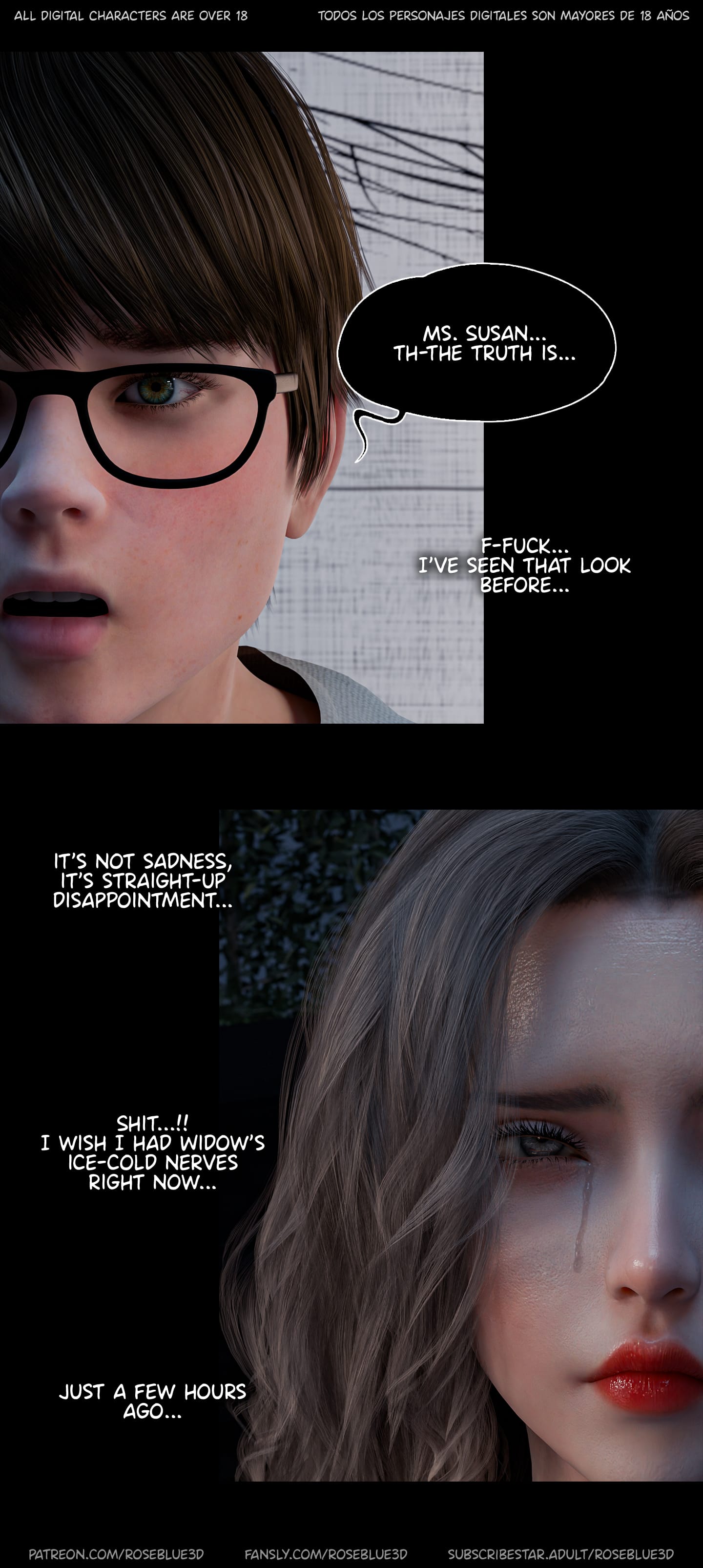 My Neighbor’s Widow [Rose Blue 3D] - Chapter 49 — Page 35