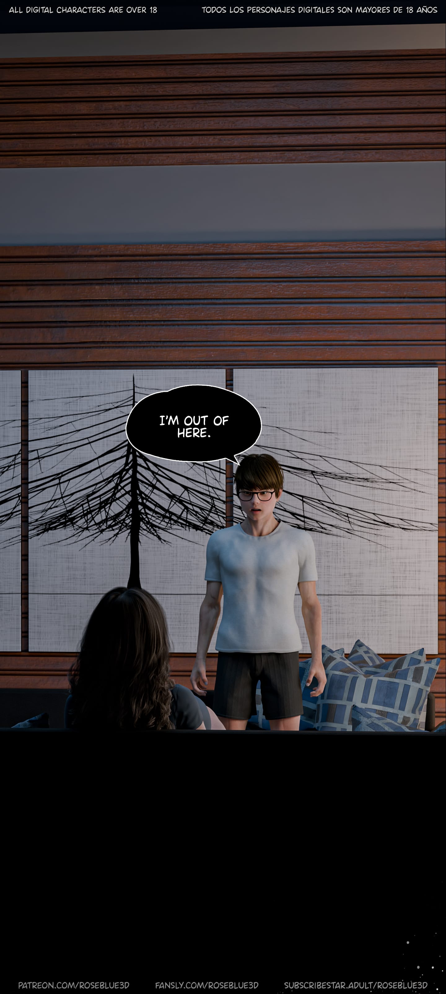 My Neighbor’s Widow [Rose Blue 3D] - Chapter 49 — Page 85