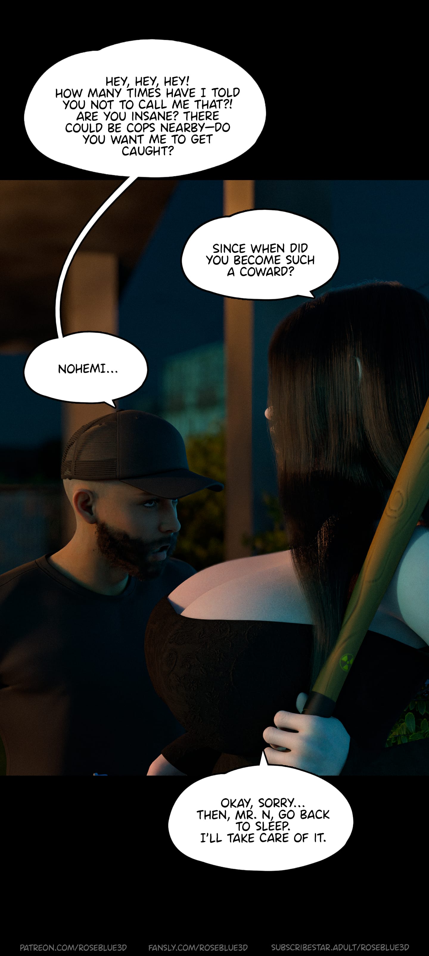 My Neighbor’s Widow [Rose Blue 3D] - Chapter 47 — Page 17
