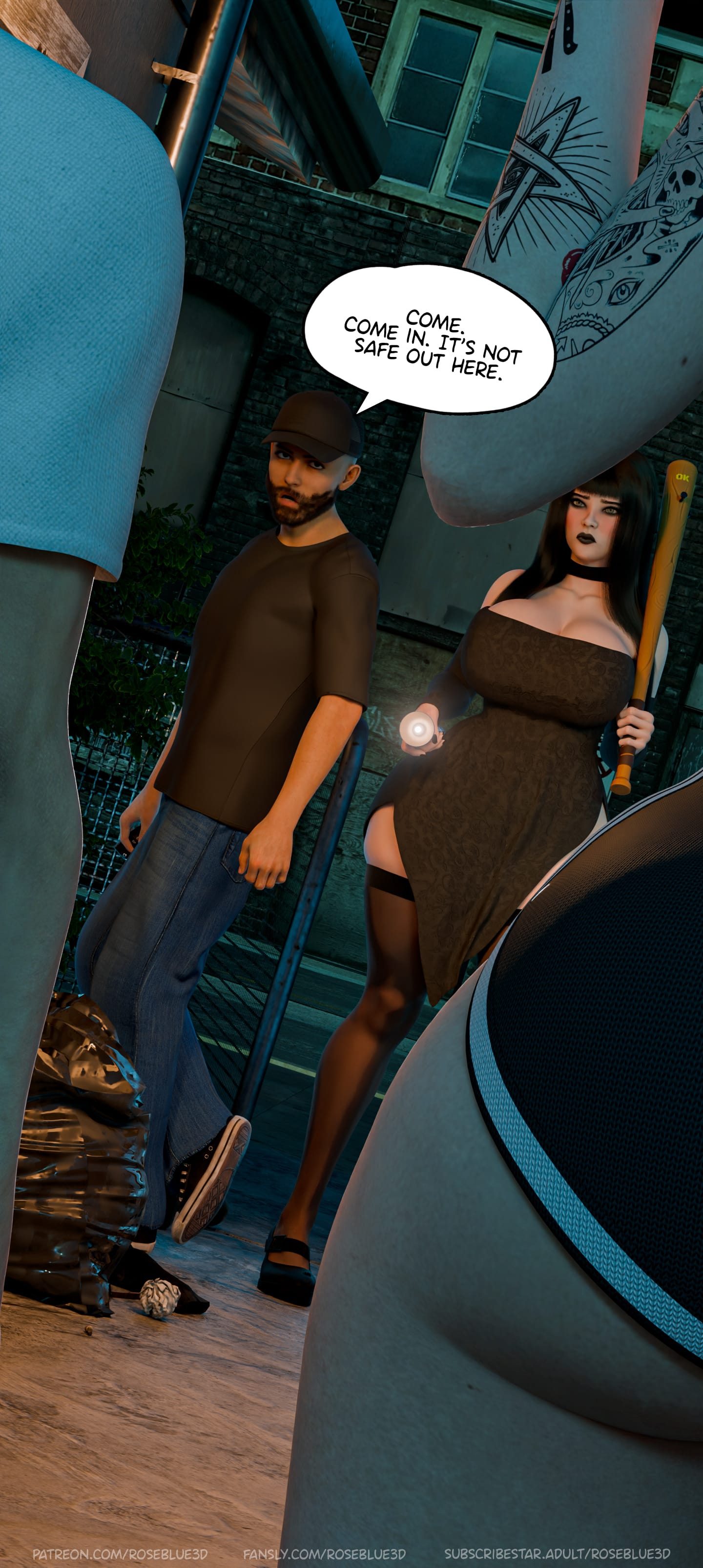 My Neighbor’s Widow [Rose Blue 3D] - Chapter 47 — Page 29