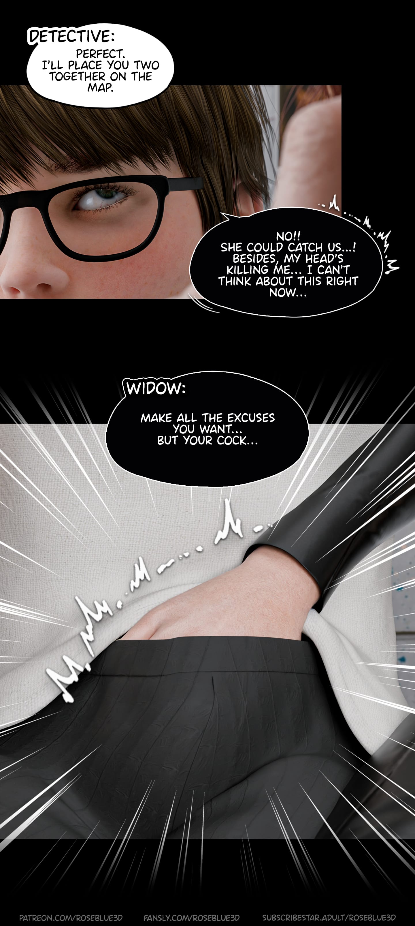 My Neighbor’s Widow [Rose Blue 3D] - Chapter 47 — Page 56